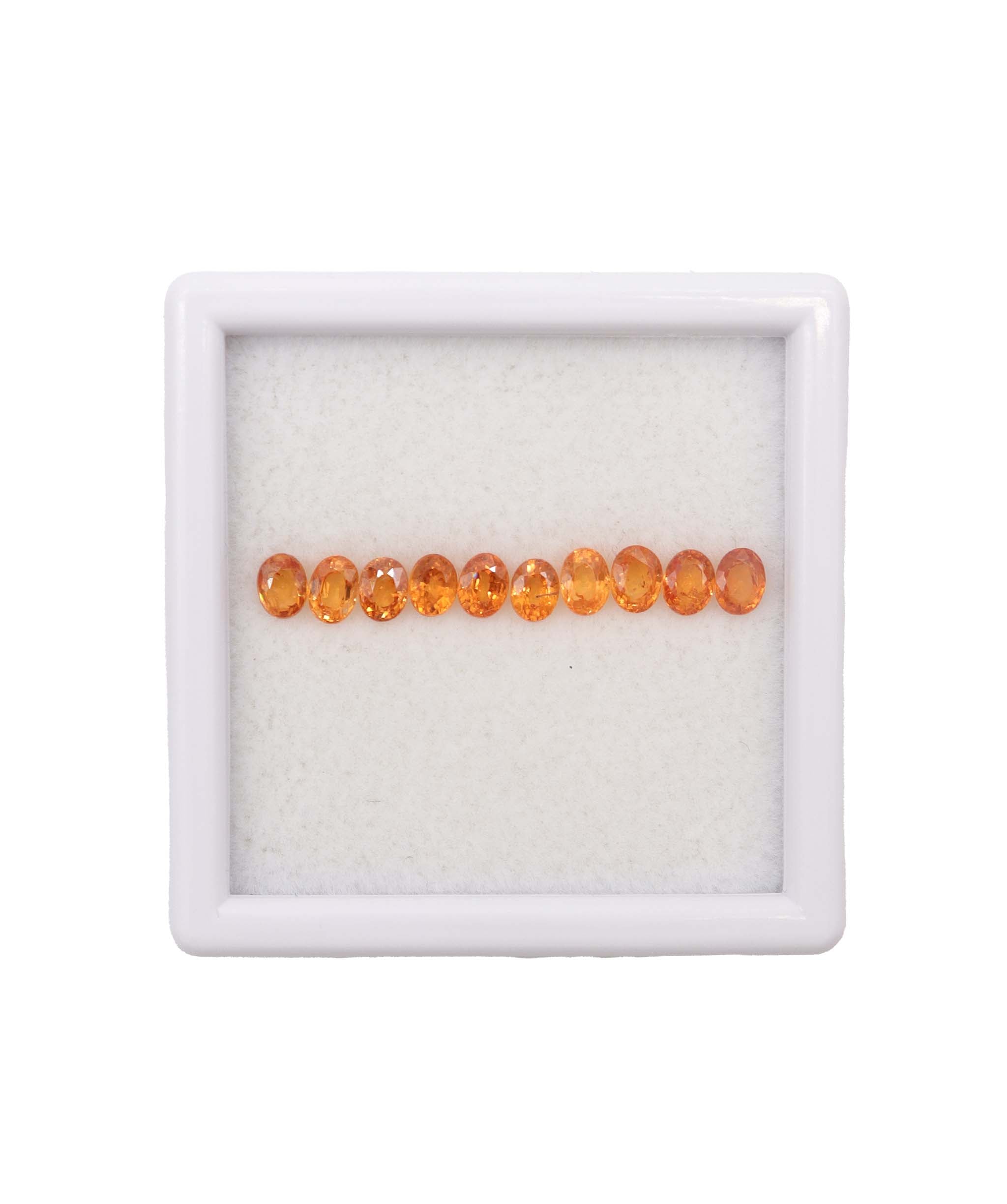 Luxury Promise Spessartite melee 4x3 10 stones DXBD0169