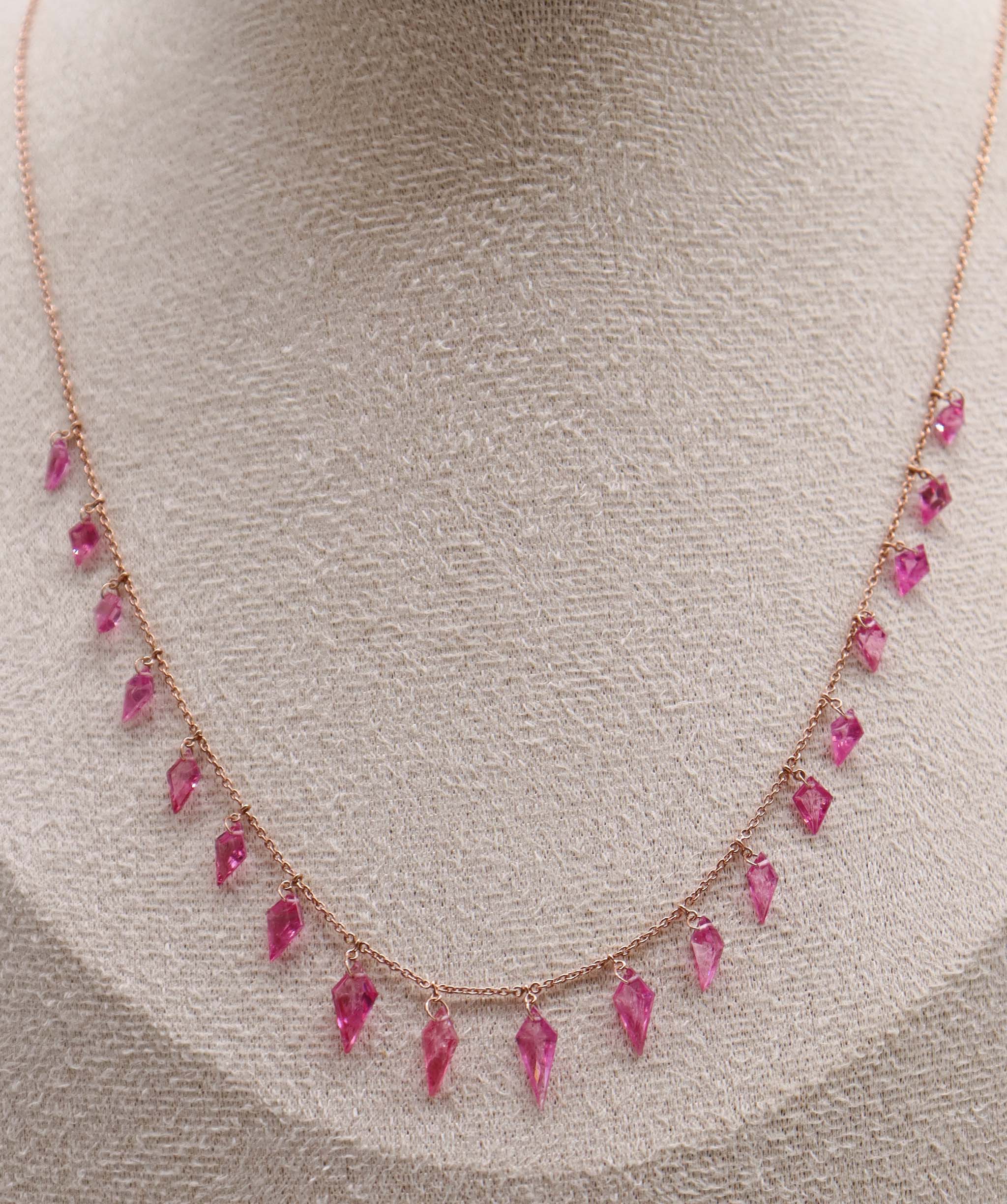 Luxury Promise SPINAL KITE Fullcut (NH)TW:8.67CT GOLD:2.80G L:18"  C12399