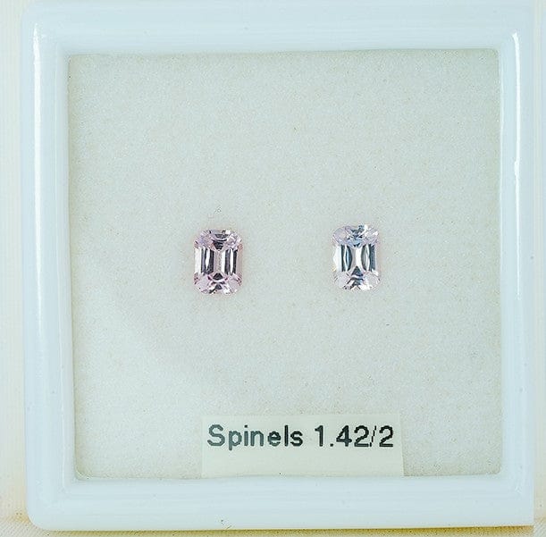 Luxury Promise Spinels 1.42 ct/ 2 pcs 180905A