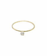 Luxury Promise Stackable Diamond Dot Ring (Pear) CLR042   18k Yellow Gold size 54 ASL10147