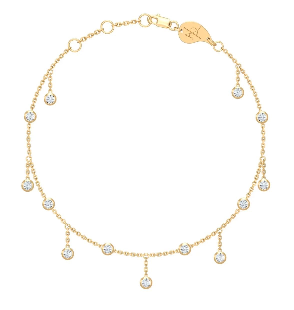 Luxury Promise Sun Anklet - RG DXBS5654