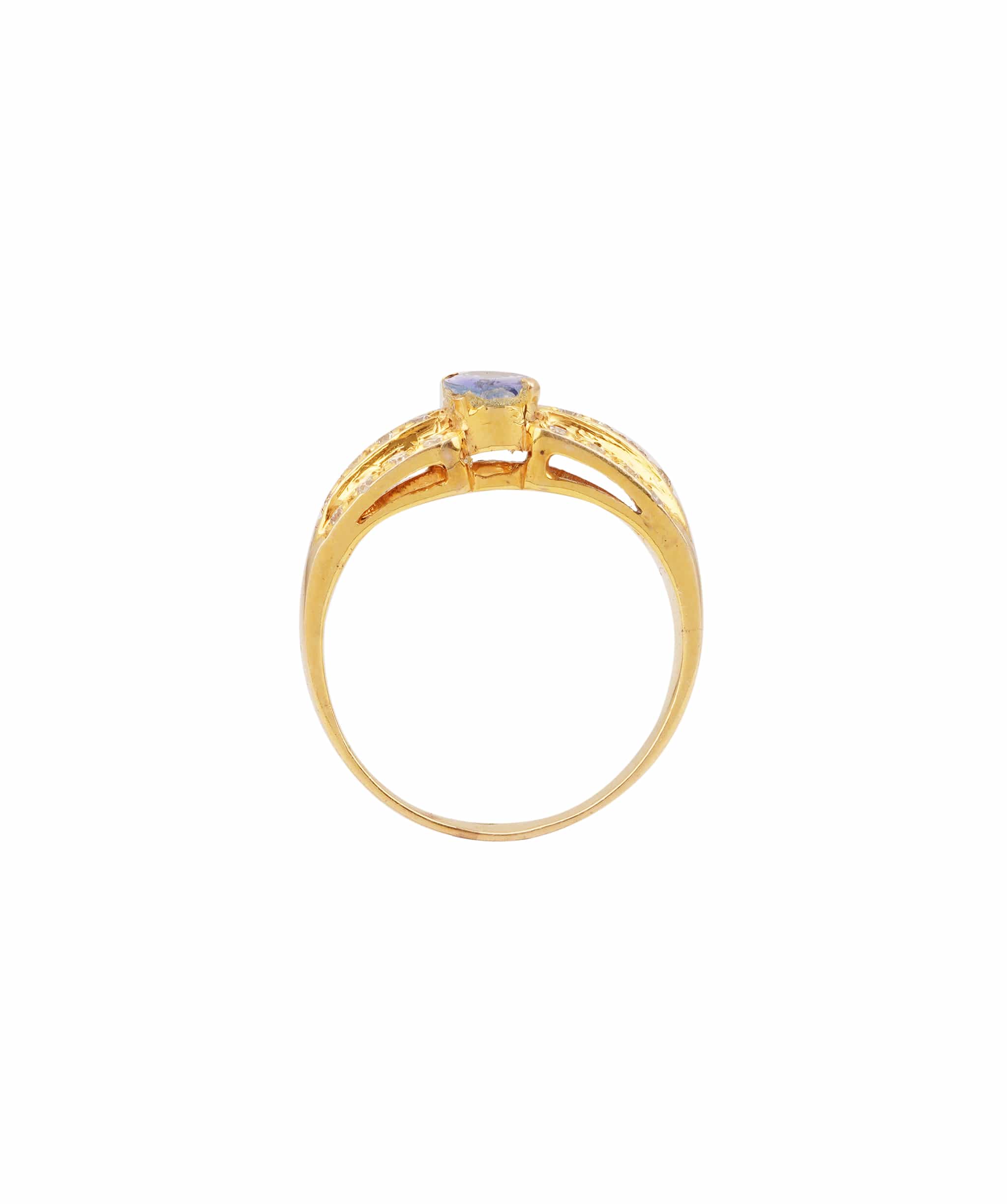 Luxury Promise Tanzanite and Diamond Ring WAHLKA-18