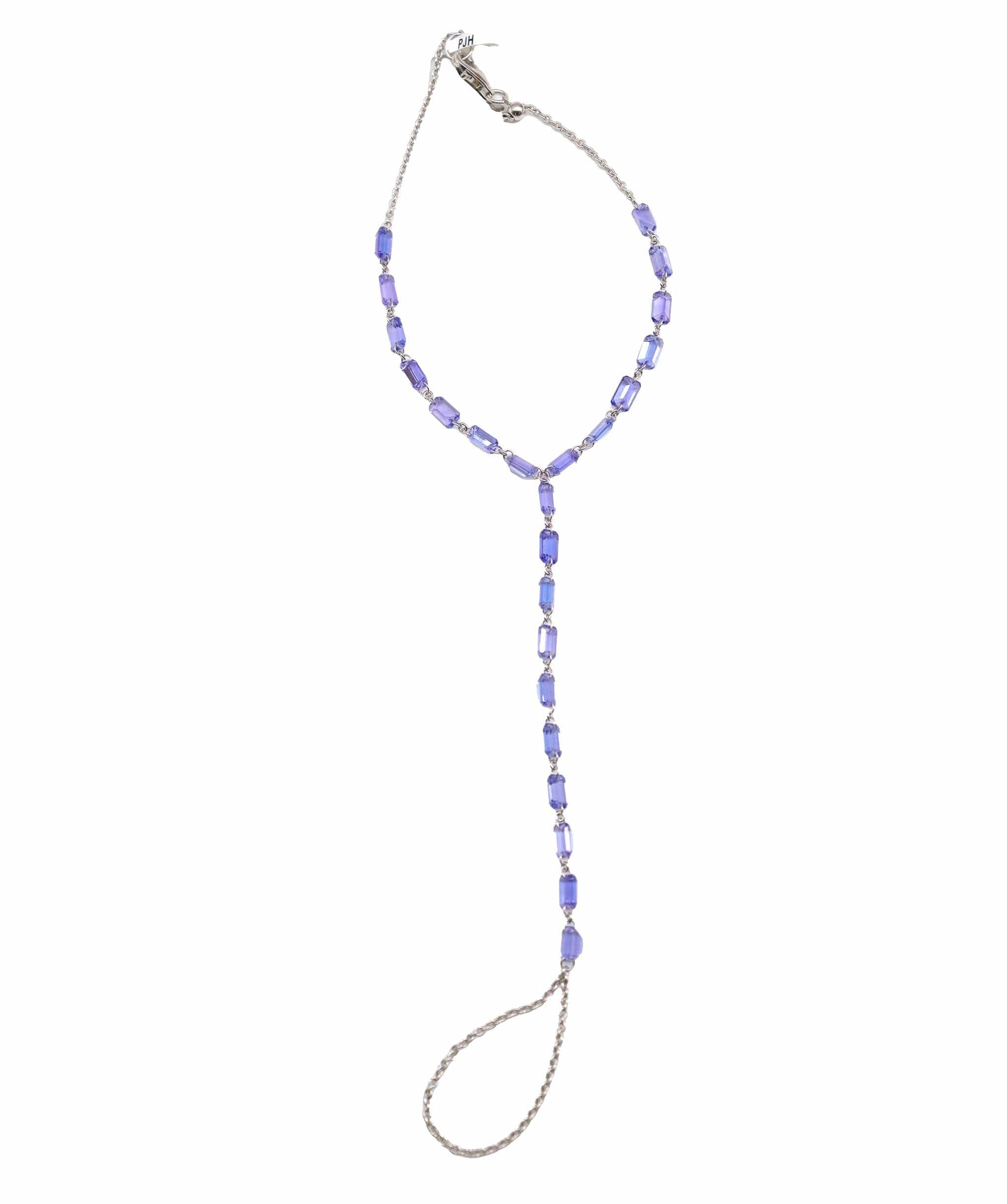 Luxury Promise TANZANITE EMERALD FSS (NH)TW:8.26CT GOLD:1.94G B3361