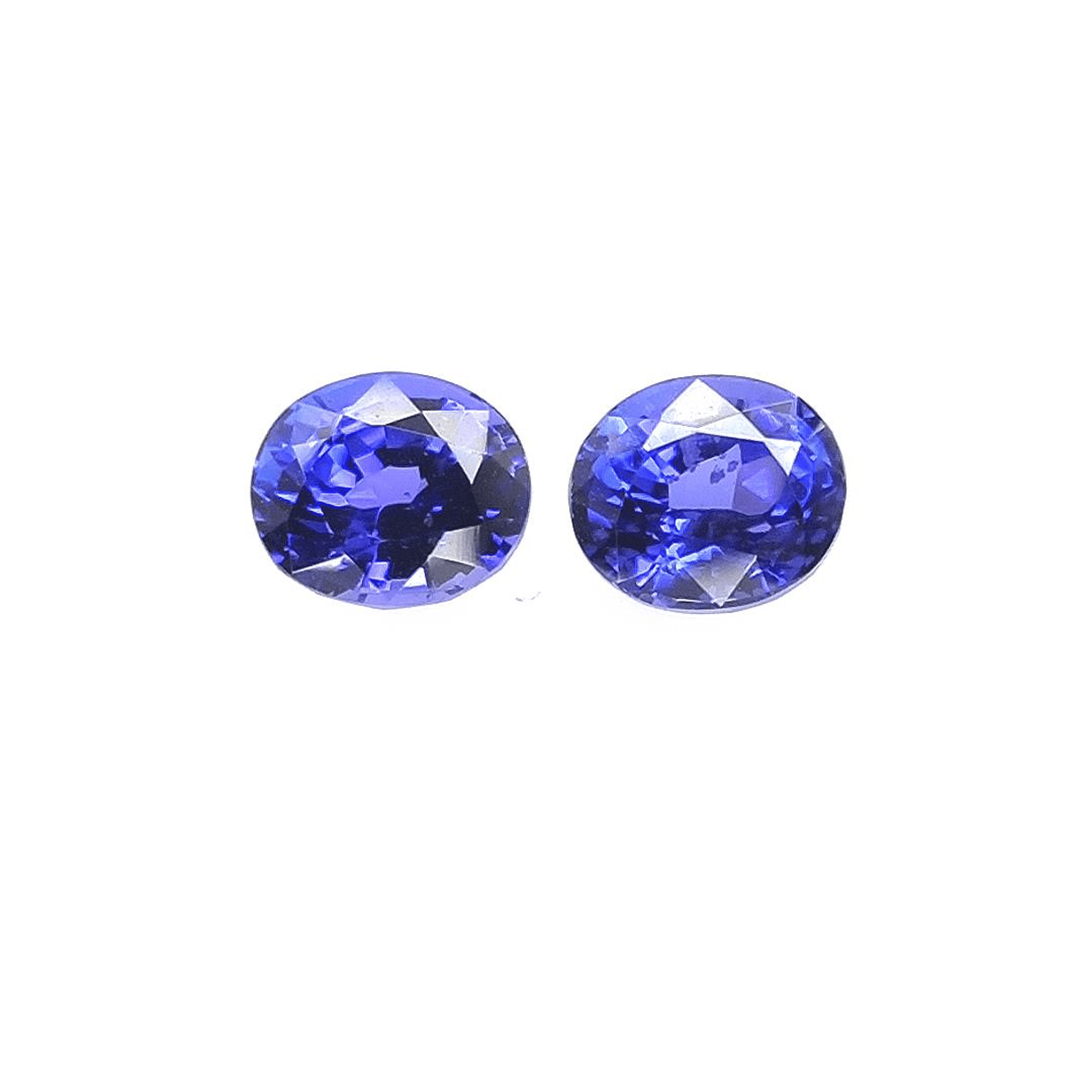Luxury Promise Tanzanite Pair 4.15ct Oval cut ANC1526