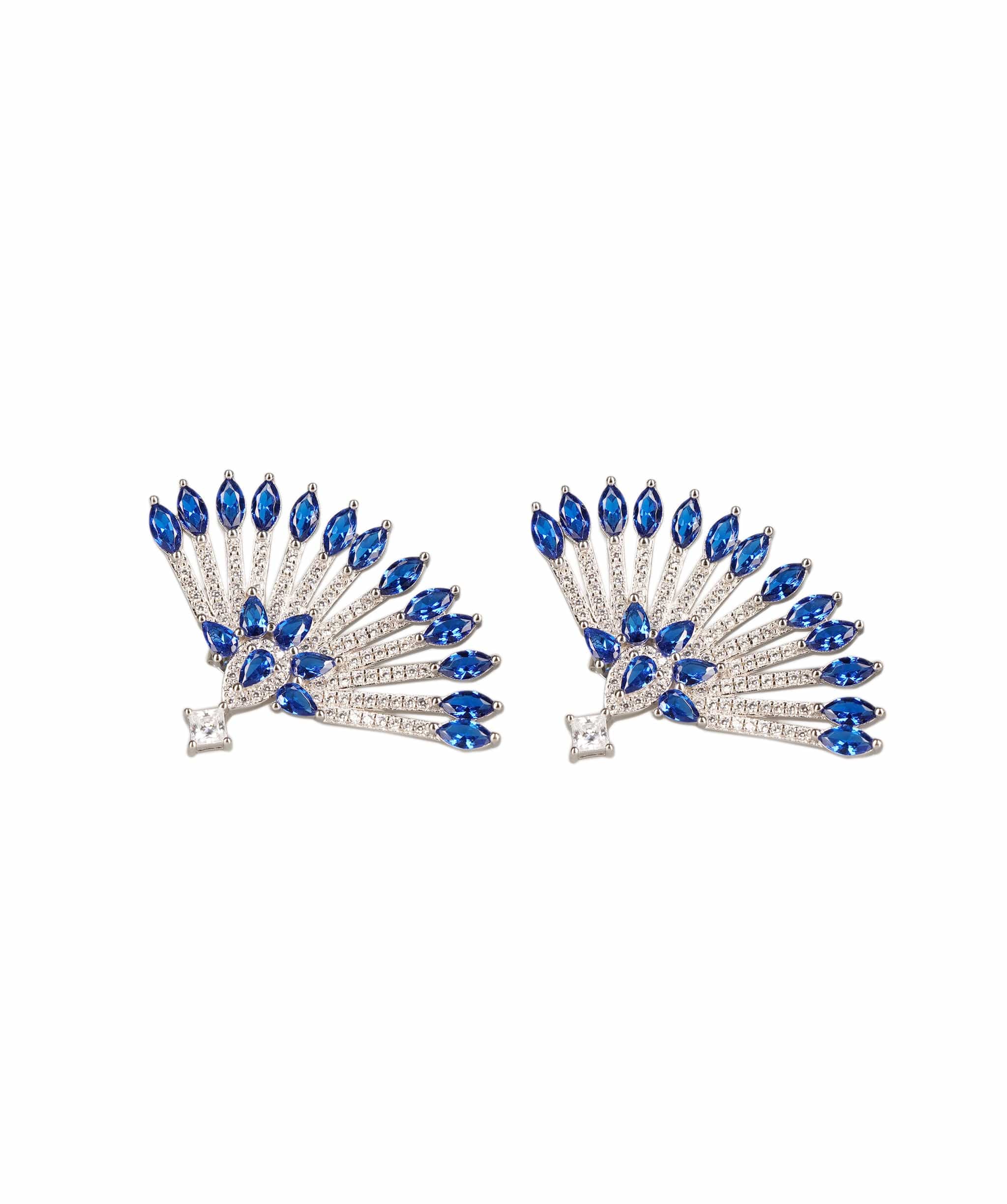 Luxury Promise The Hilary Earring | Diamonte Blue Earrings ALL1151