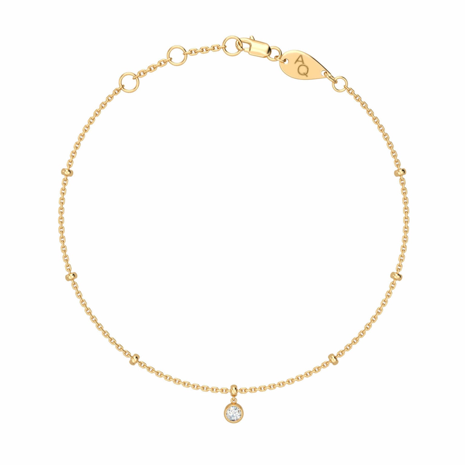 Luxury Promise The singlet Anklet - YG DXBS5657