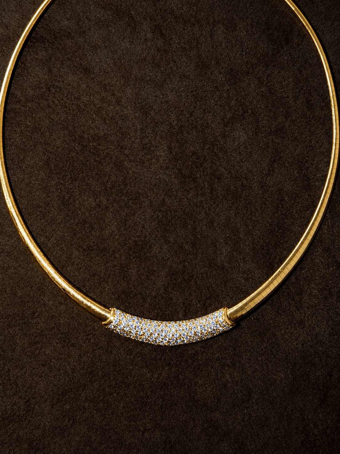 Luxury Promise Tinelli Gold Diamond Necklace in 750 / D1.948 188 JJC0938