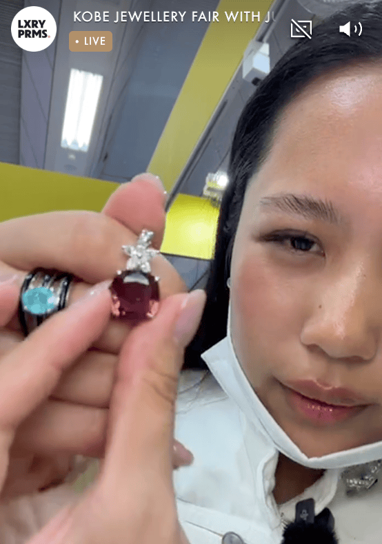 Luxury Promise Tourmaline Diamond Pendant  in Pt900 / TO6.80ct / D0.50ct 5860 JJC0868
