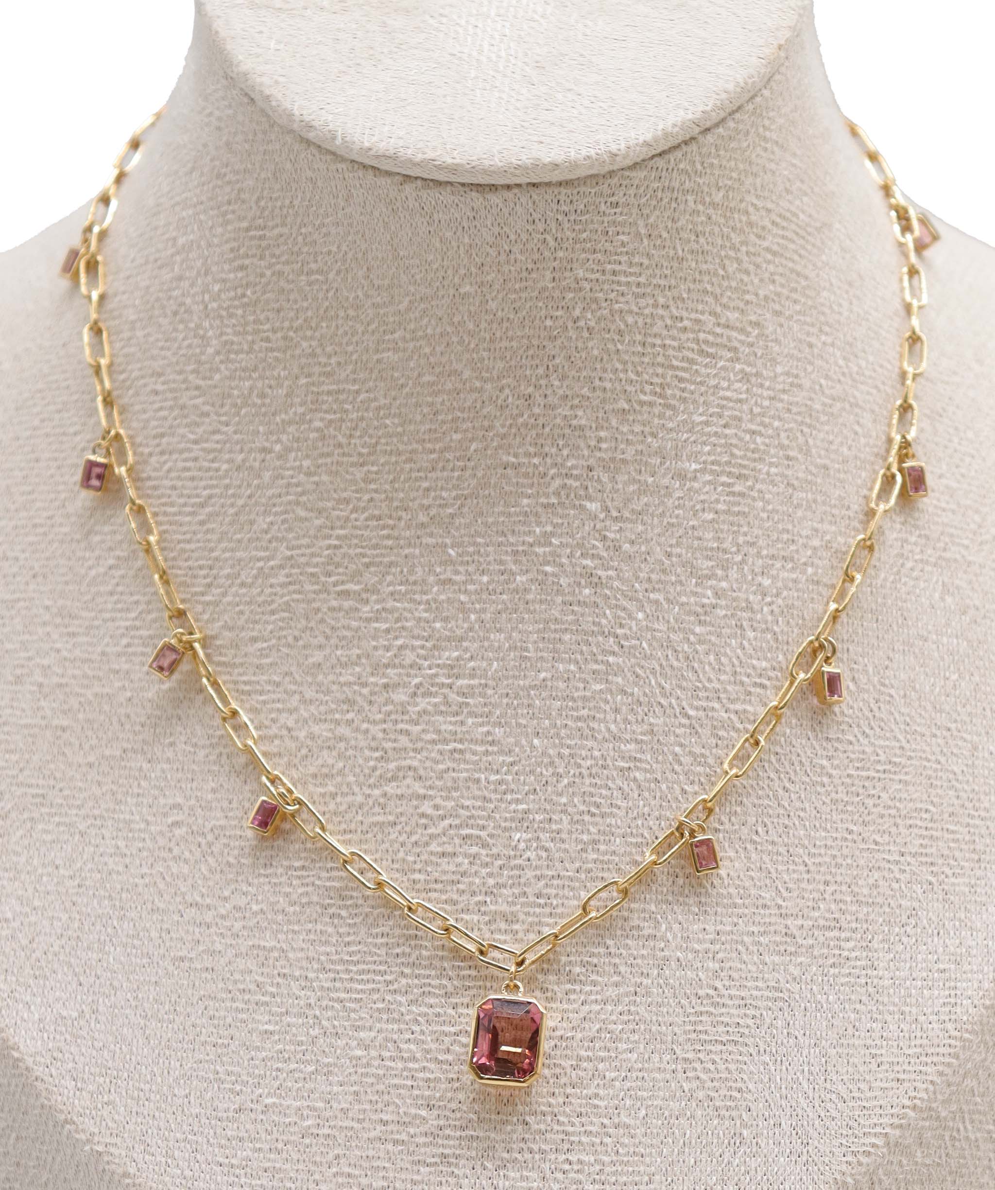 Luxury Promise Tourmaline Necklace ASC6889