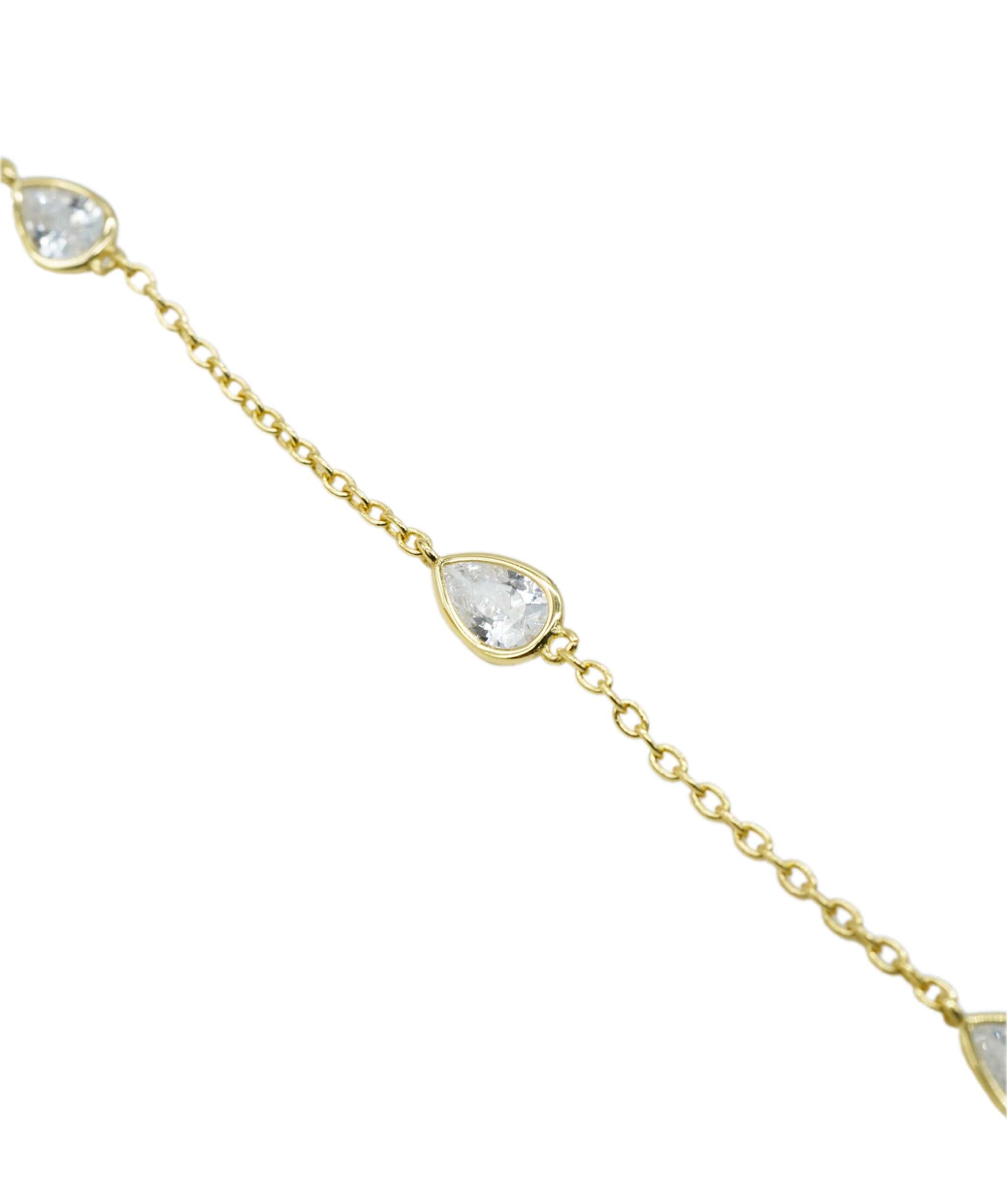 Luxury Promise Triple Teardrop CZ and Pearl Drop
Pendant