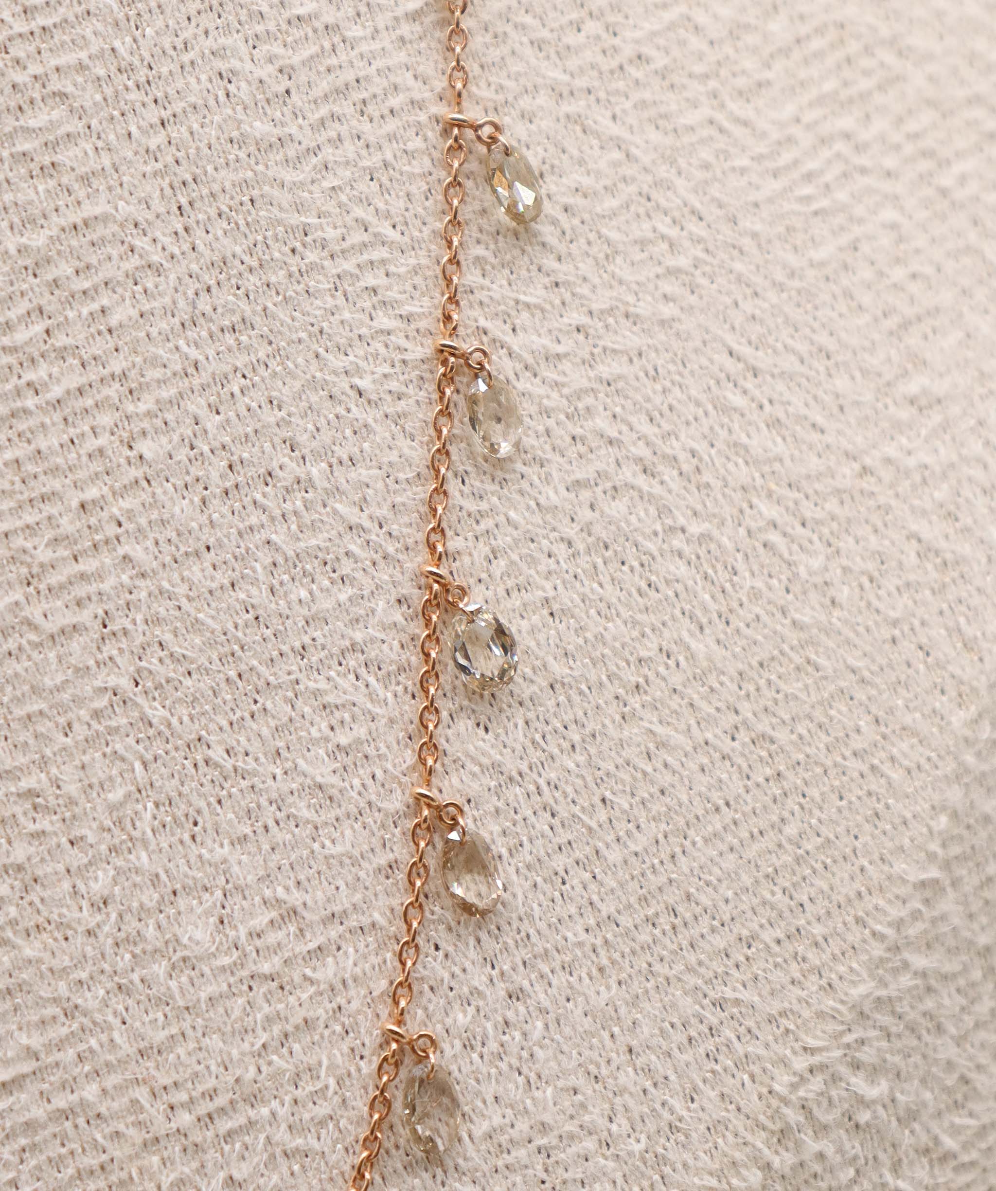 Luxury Promise TTLB OVAL OS Necklace TW:2.40CT GOLD:2.83G C7303
