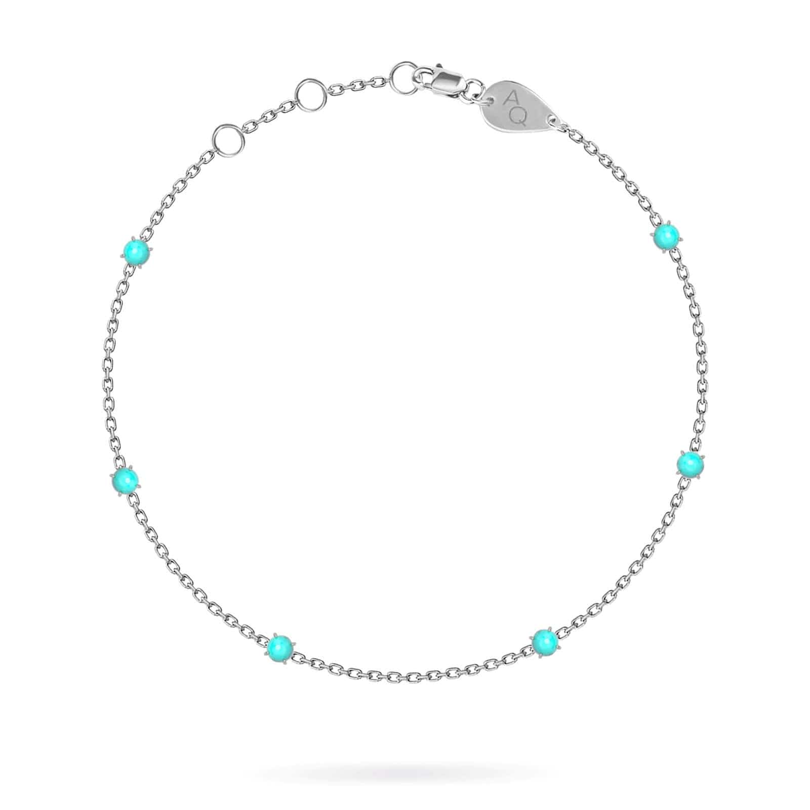 Luxury Promise Turquoise Constellation Bracelet WG ASL10399