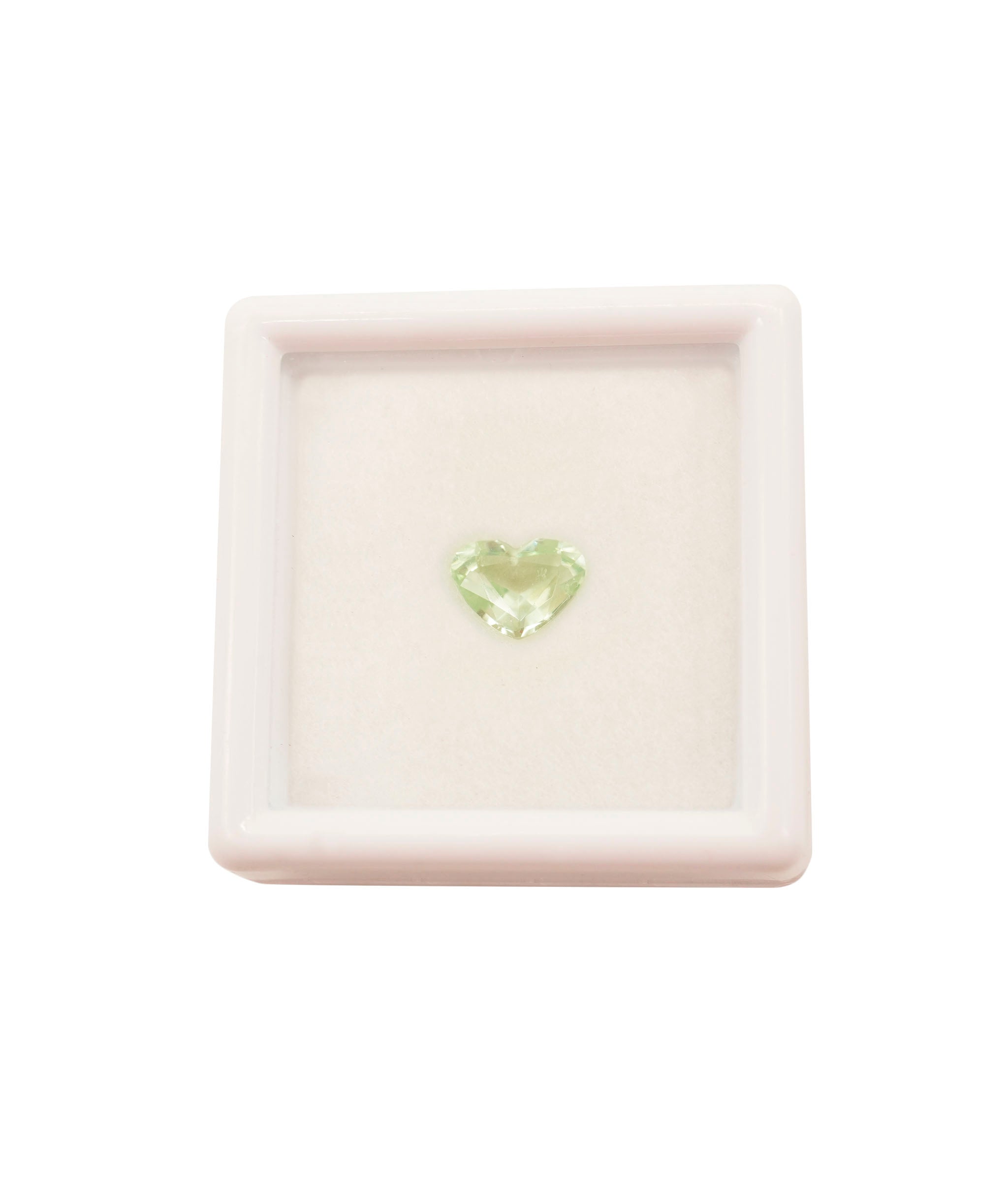 Luxury Promise Tzavorite Mint 0.91 Mint Green Heart ALC3394
