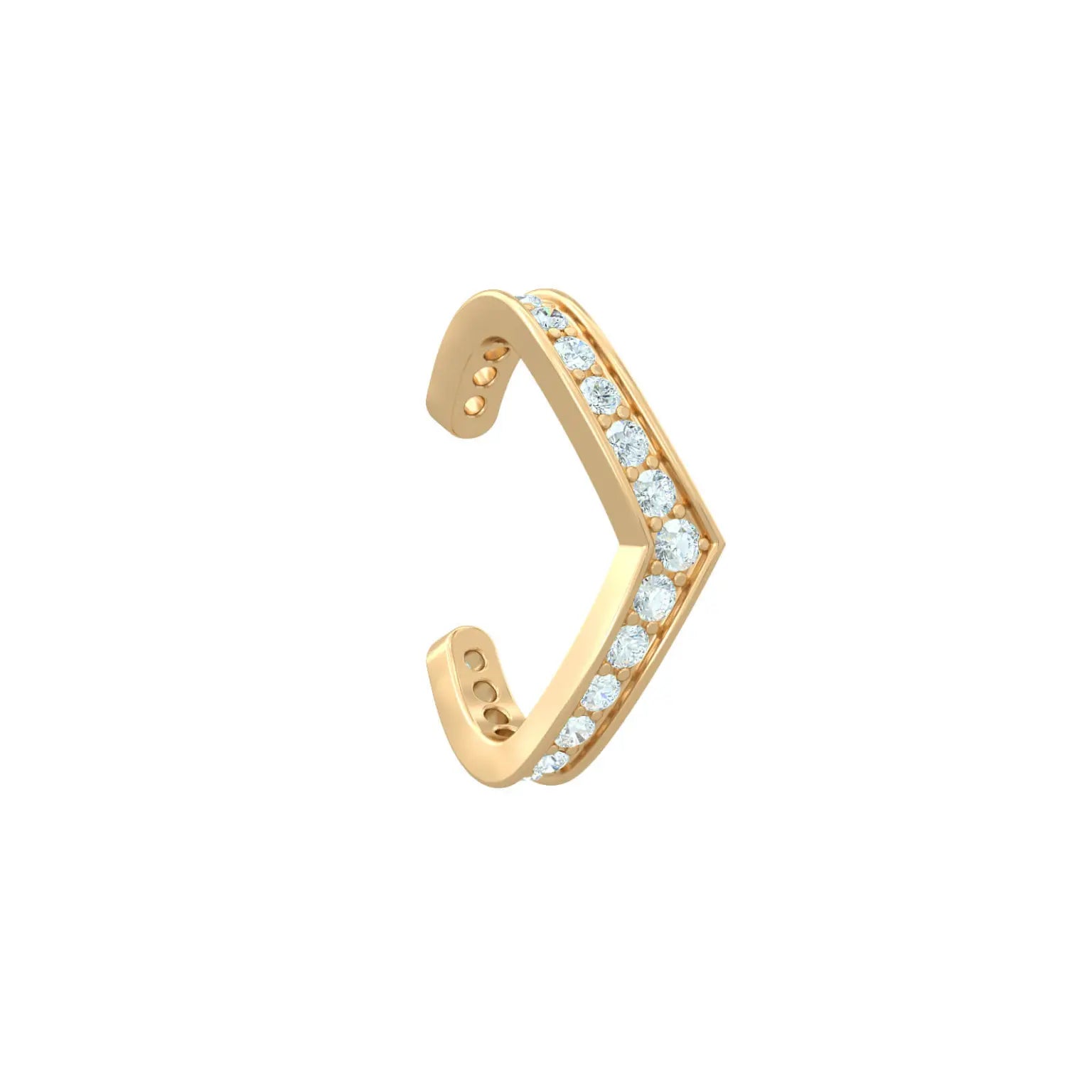 Luxury Promise Verve Diamond Ear Cuff - YG DXBS5652