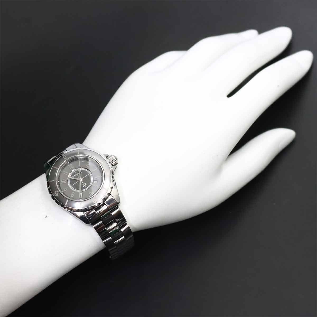 LUXURY PROMISE CHANEL J12 Chromatic 33mm H2978 Ladies Ceramic Quartz 90330614