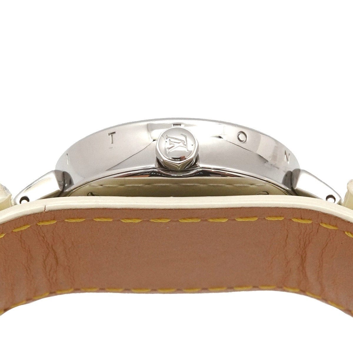 LUXURY PROMISE LOUIS VUITTON Tambour Moon Divine QA017 Quartz Diamond Ladies Watch 90325658