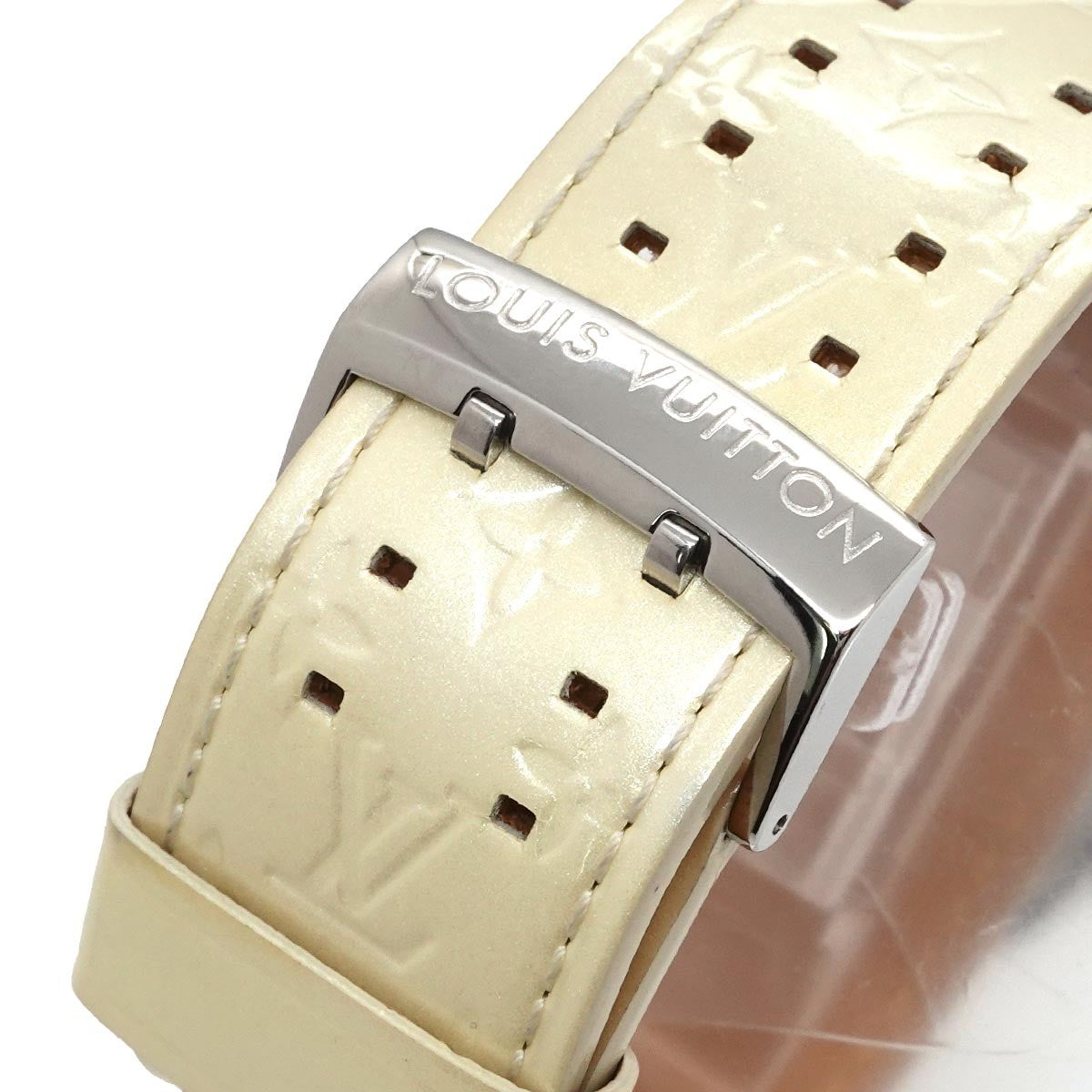 LUXURY PROMISE LOUIS VUITTON Tambour Moon Divine QA017 Quartz Diamond Ladies Watch 90325658