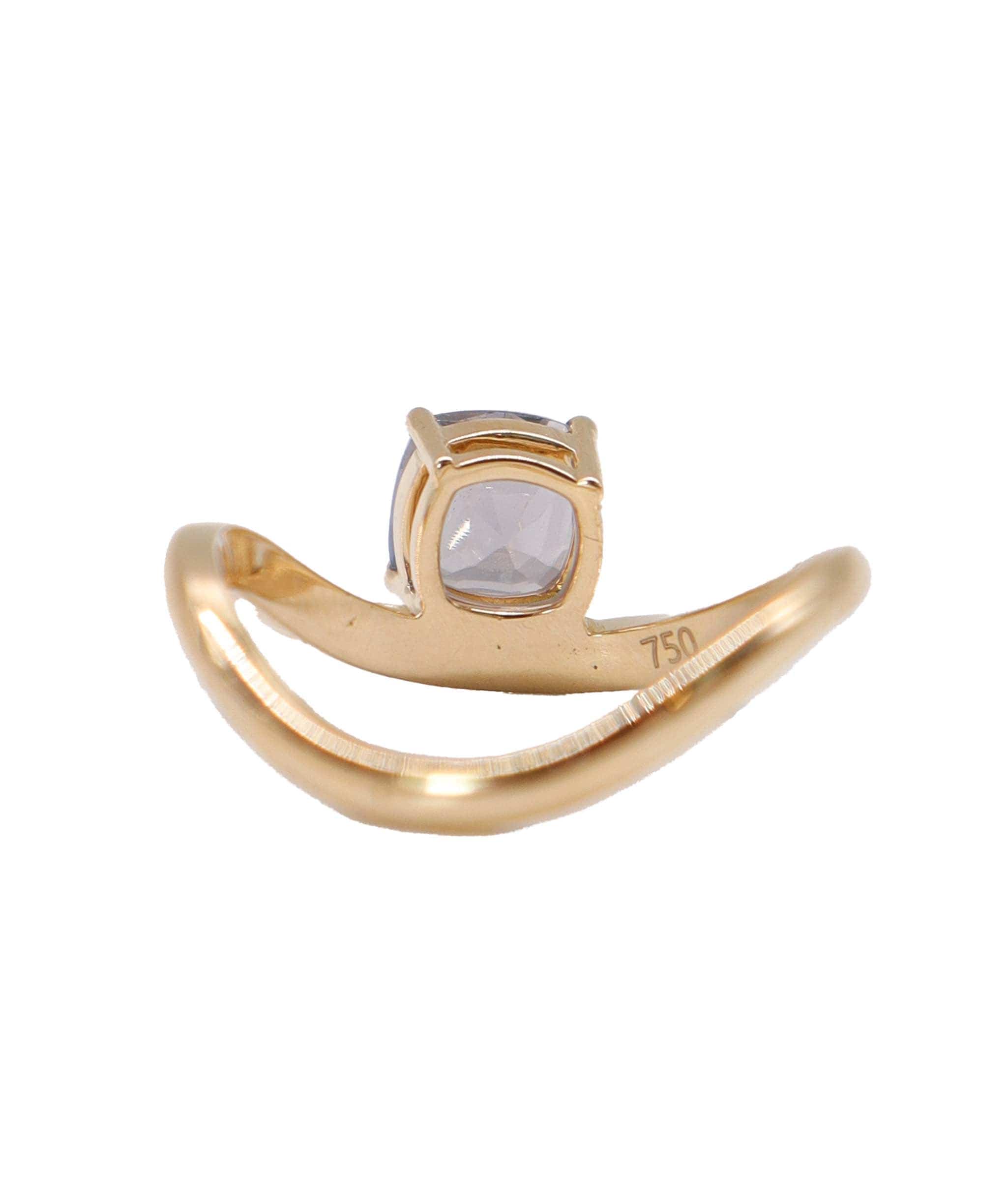 Luxury Promise wave yg ring 1.52cts spinel us8 DXBD0312