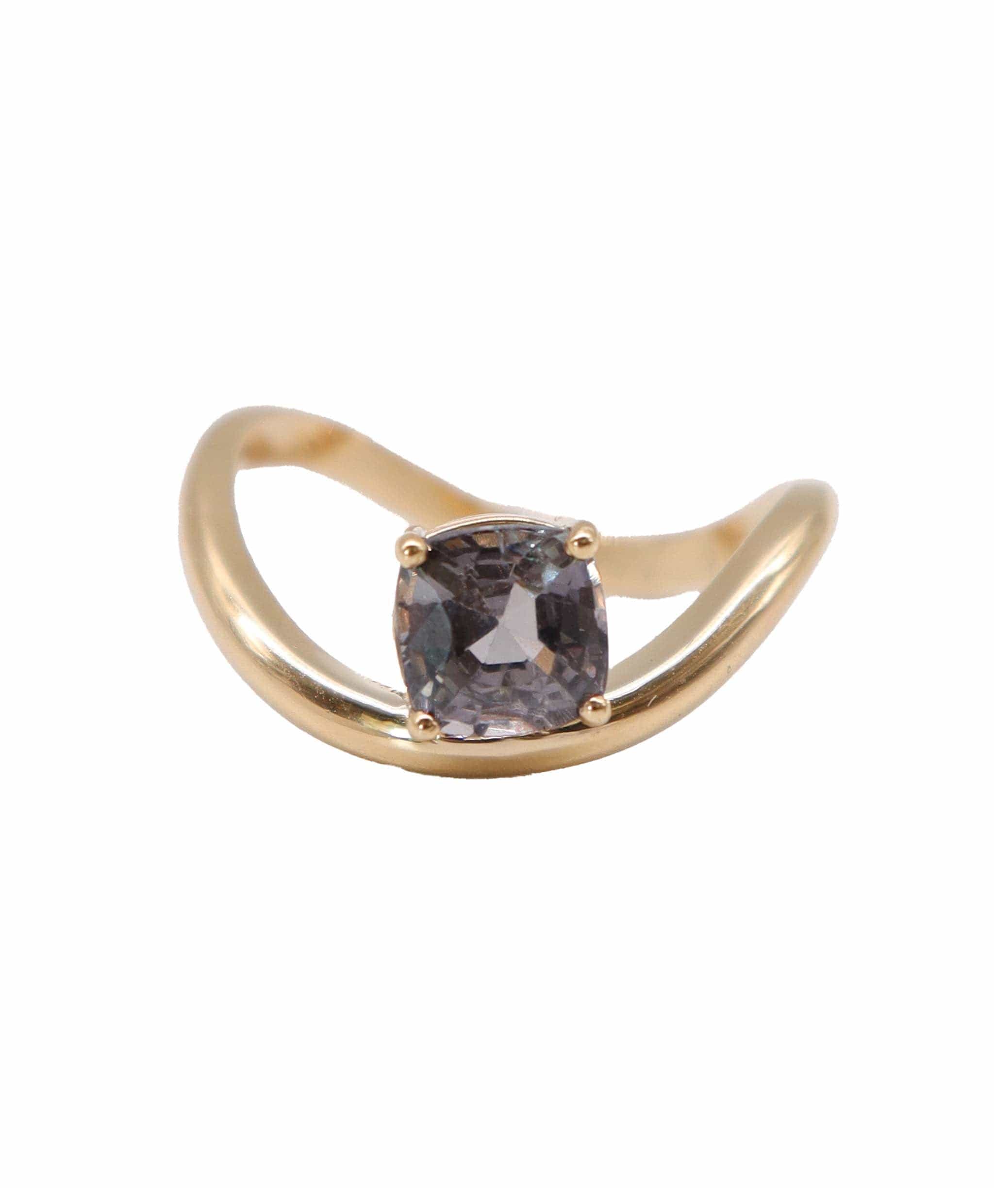 Luxury Promise wave yg ring 1.52cts spinel us8 DXBD0312