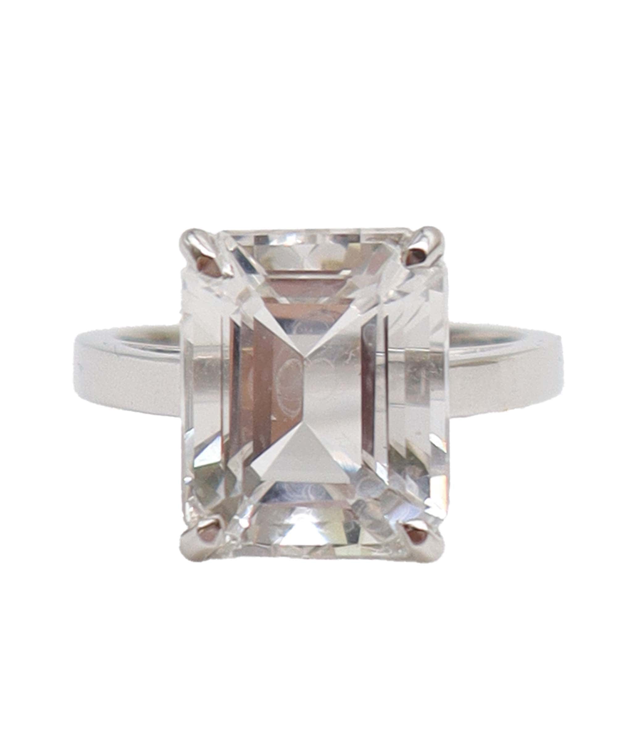 Luxury Promise White Beryl Emerald Cut 8.6ct  DXBD0458