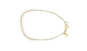 LUXURY PROMISE WHITE ROSECUT BRACELET B3341