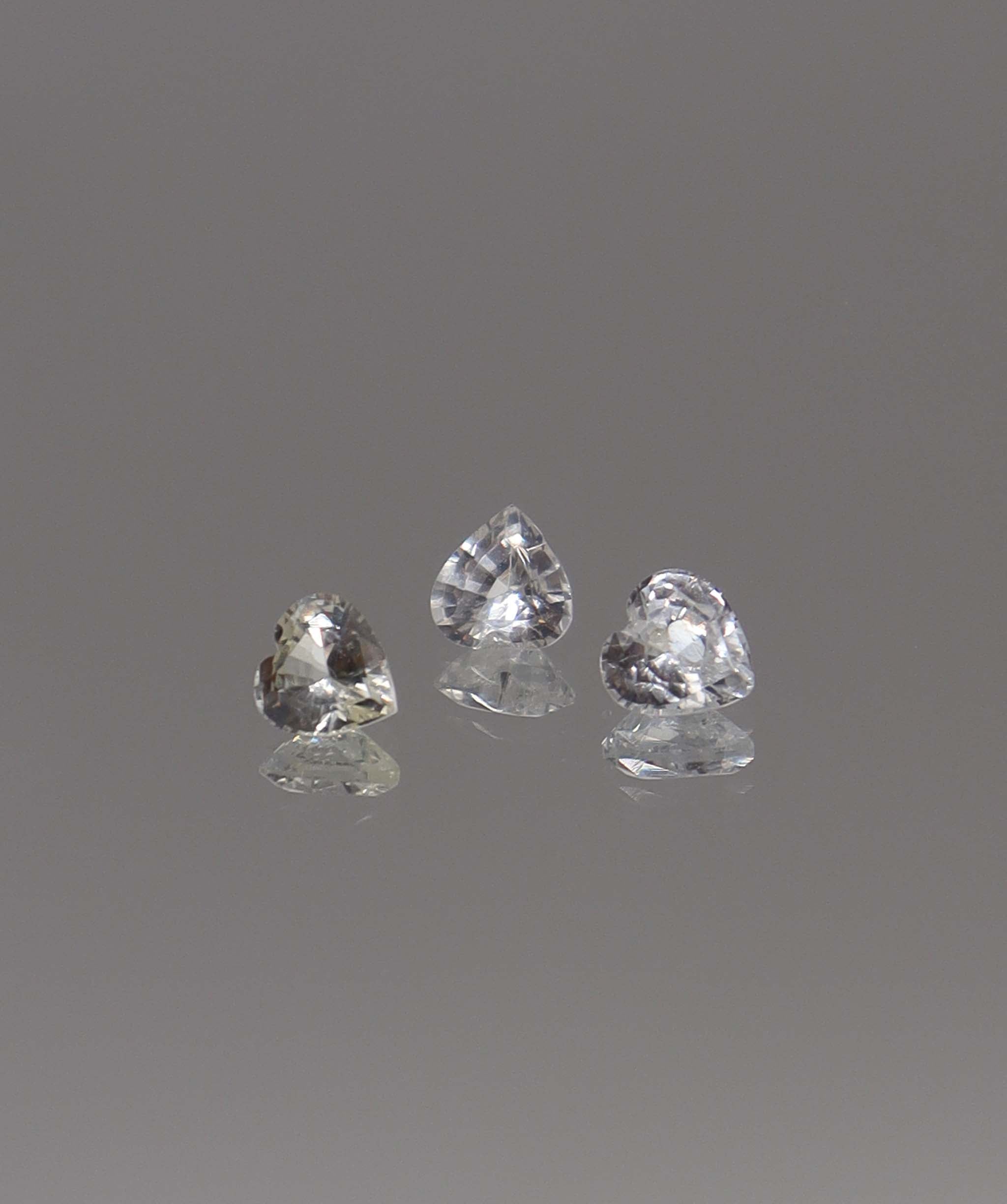 Luxury Promise White Sapphire Heart DXBCD1240