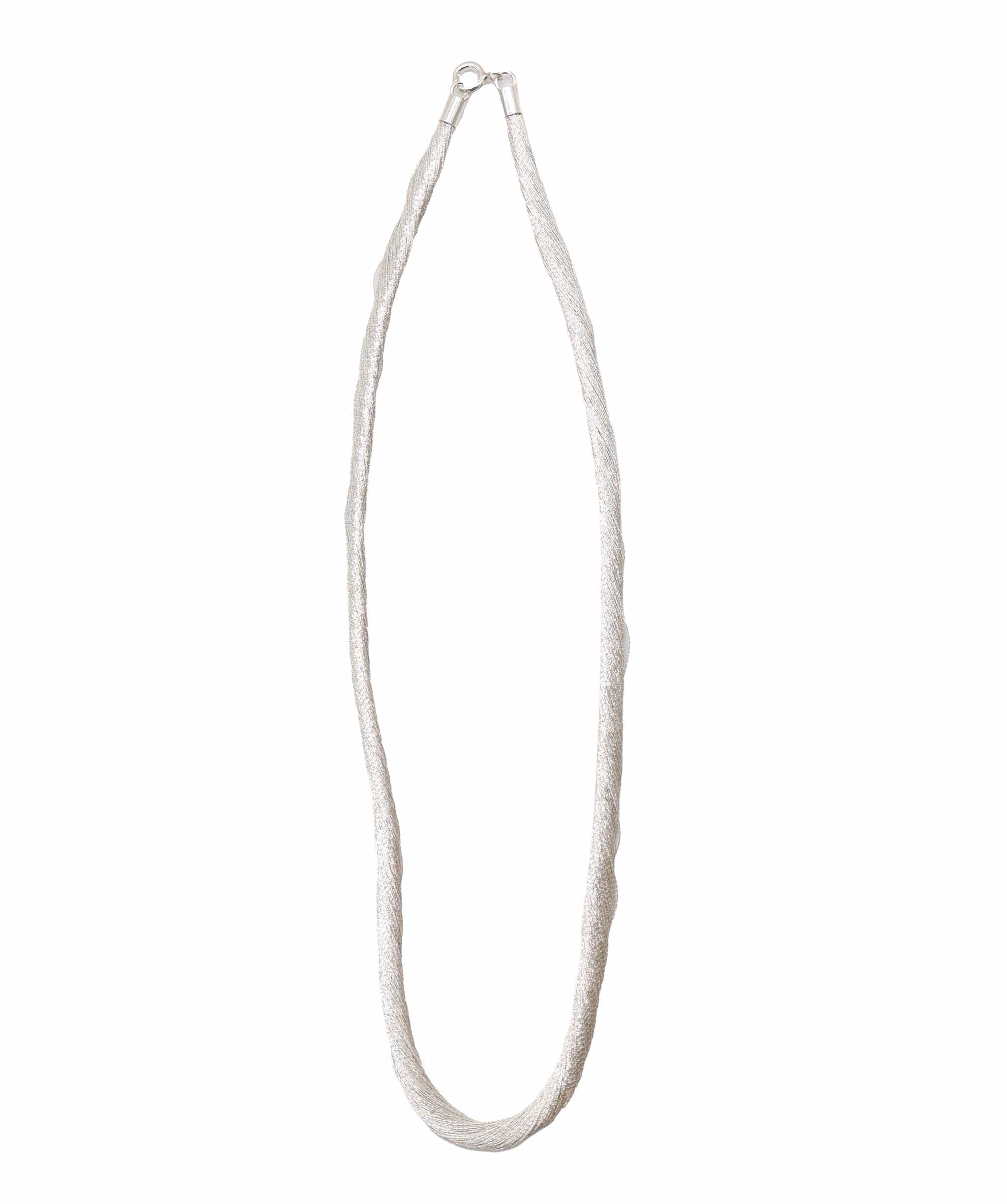 Luxury Promise White Silver cord made of Japanese Silk DXBD0184