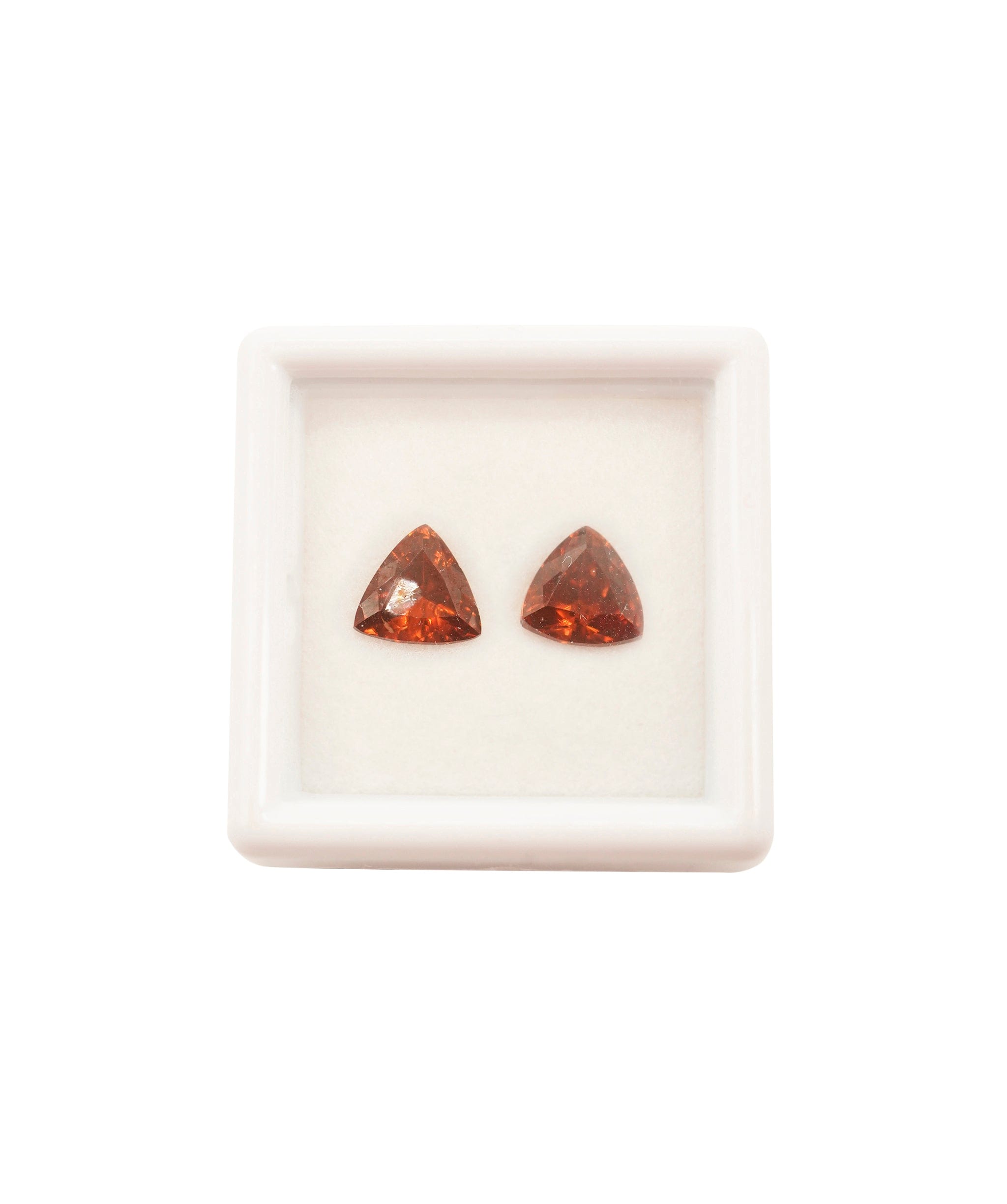 Luxury Promise Zircon Pair 3.29 Pink Red Trilliant ALC3460