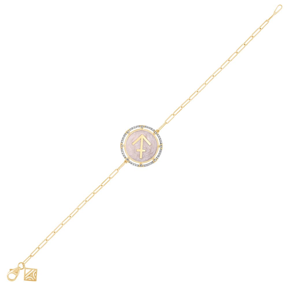 Luxury Promise Zodiac Bracelet RDB00024MOP Sagittarius RDB00024MOP