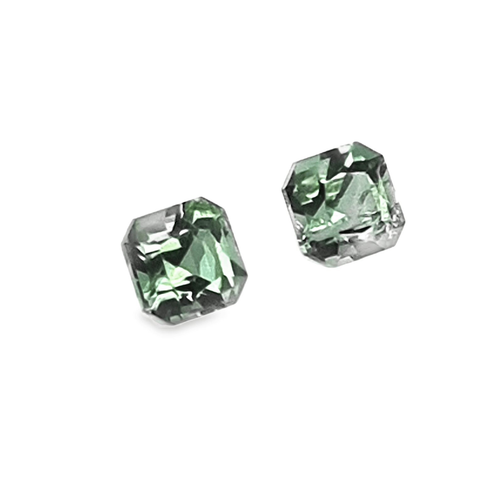 Luxury Promise Zoisite Pair 1.33ct Assher cut ANC1459