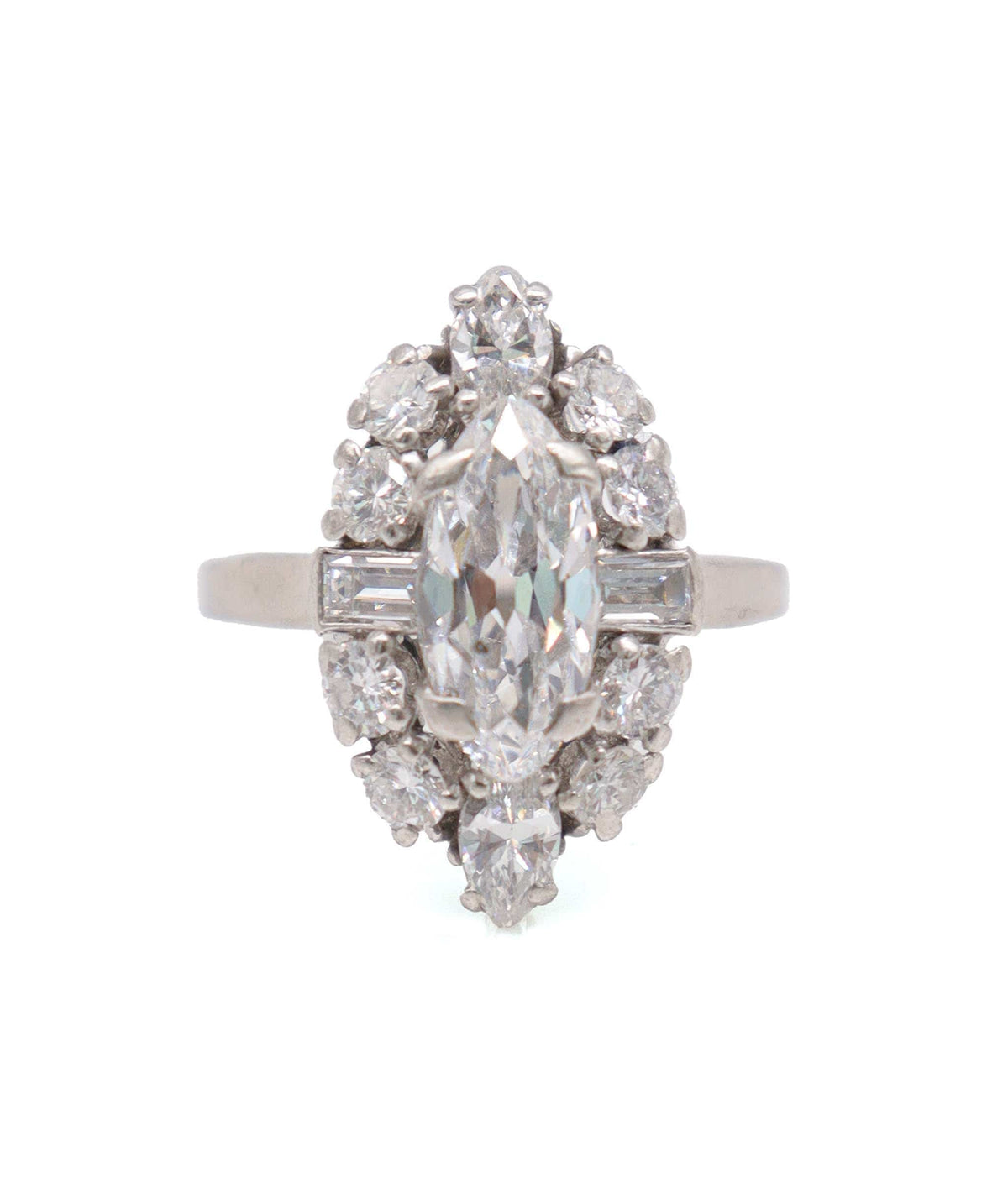 Luxury Promise A Diamond Navette Ring WA22630