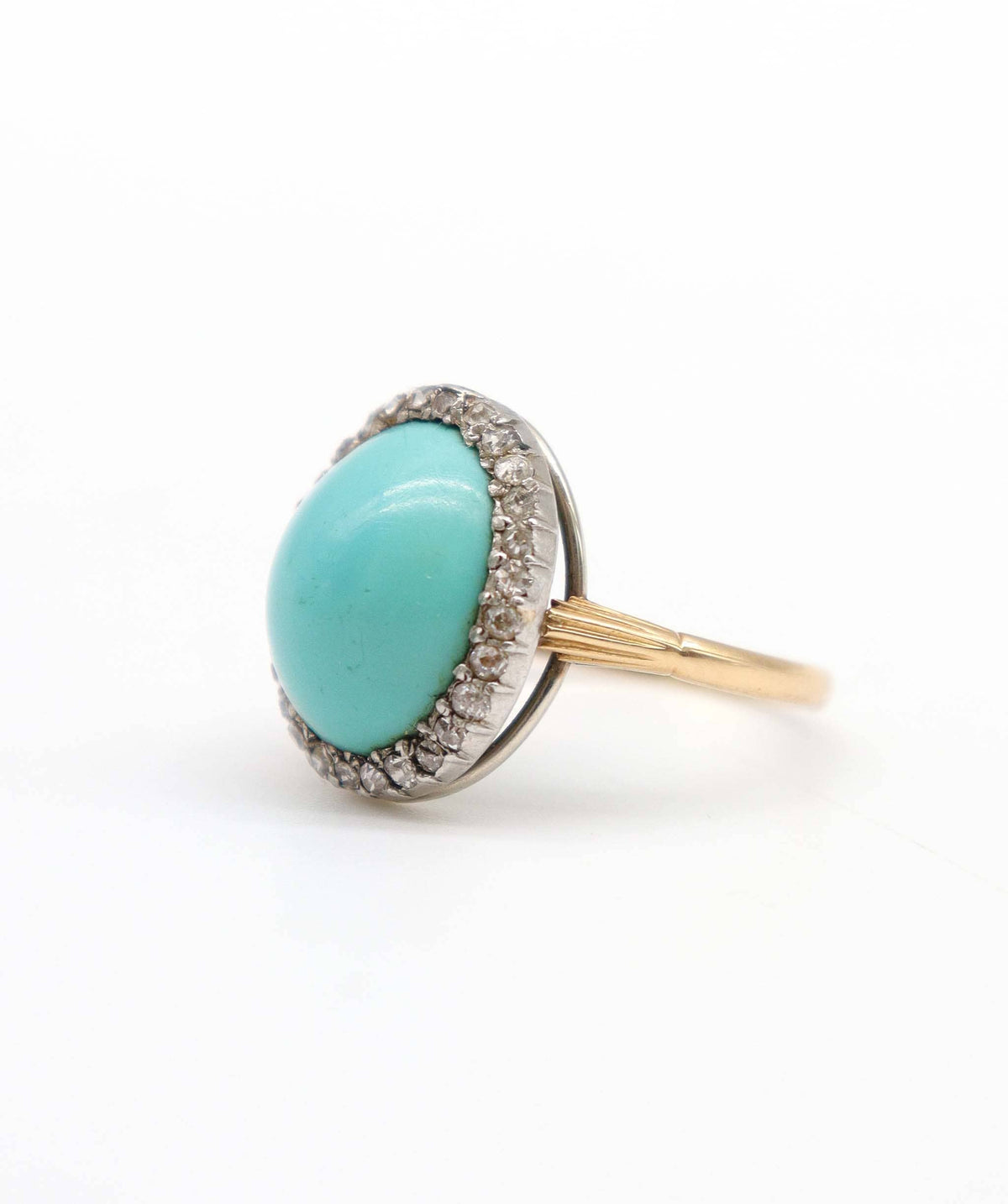 Luxury Promise A Turquoise and Diamond Ring WA90882