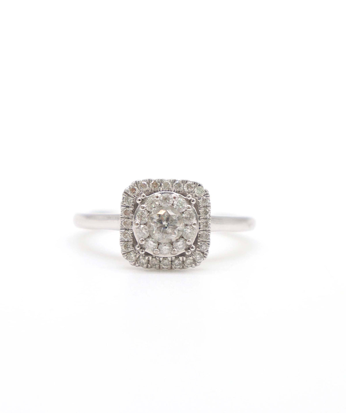 Luxury Promise Diamond Cluster Ring WA90692