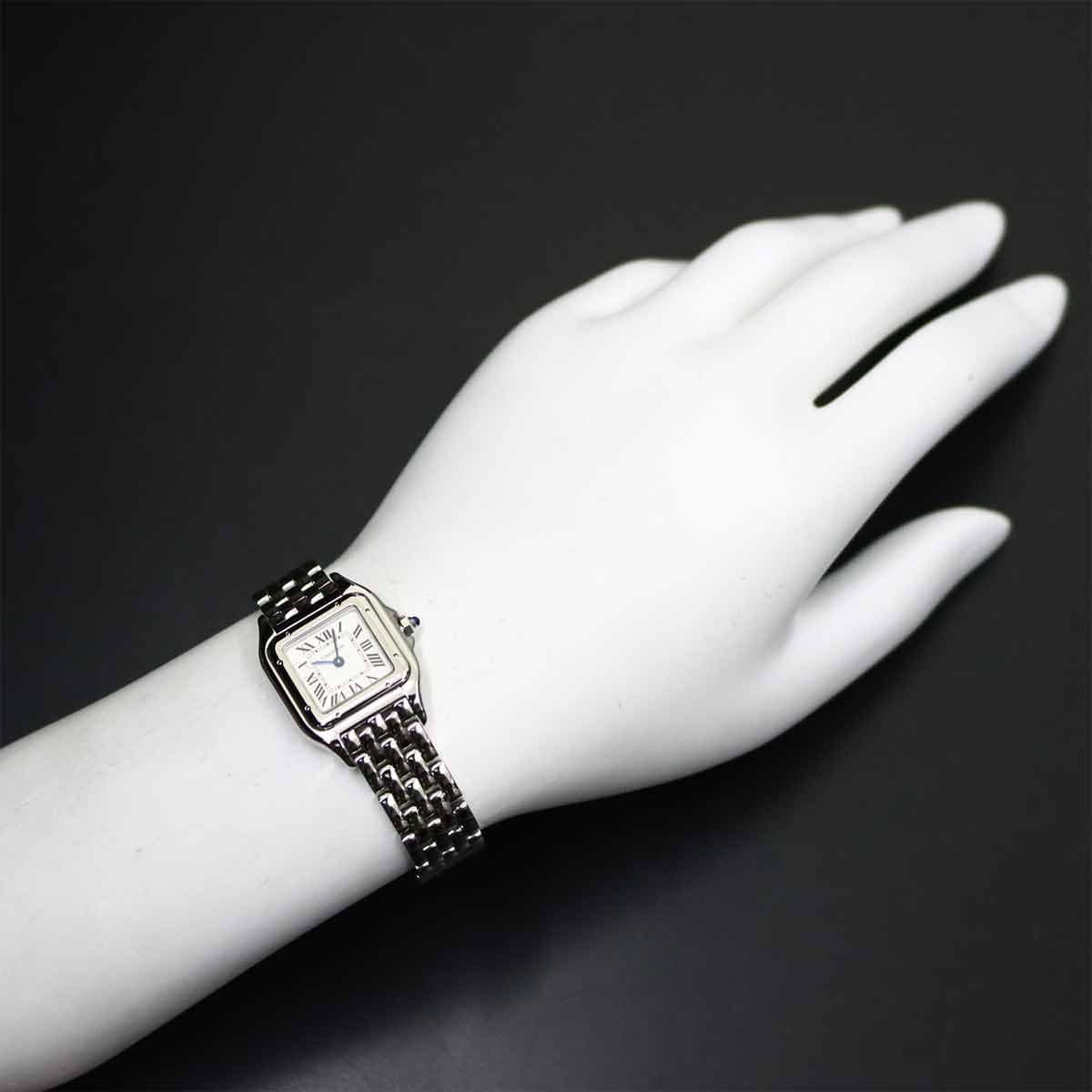 LUXURY PROMISE Cartier Panthere de Cartier SM WSPN0006 Quartz Silver Dial Ladies 90314296