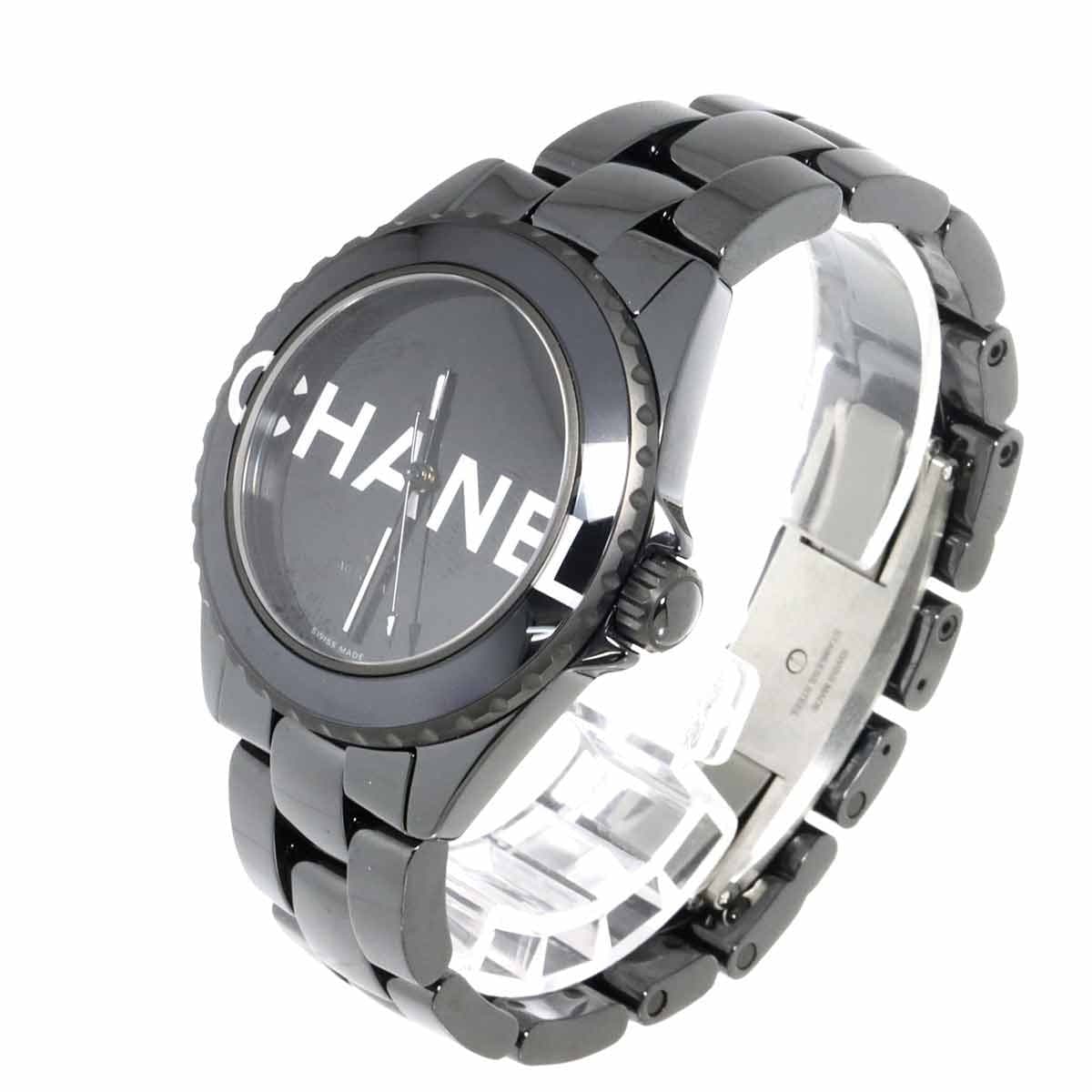 LUXURY PROMISE CHANEL J12 38mm Wanted de Chanel H7418 Ceramic Automatic Black Dial 90310966