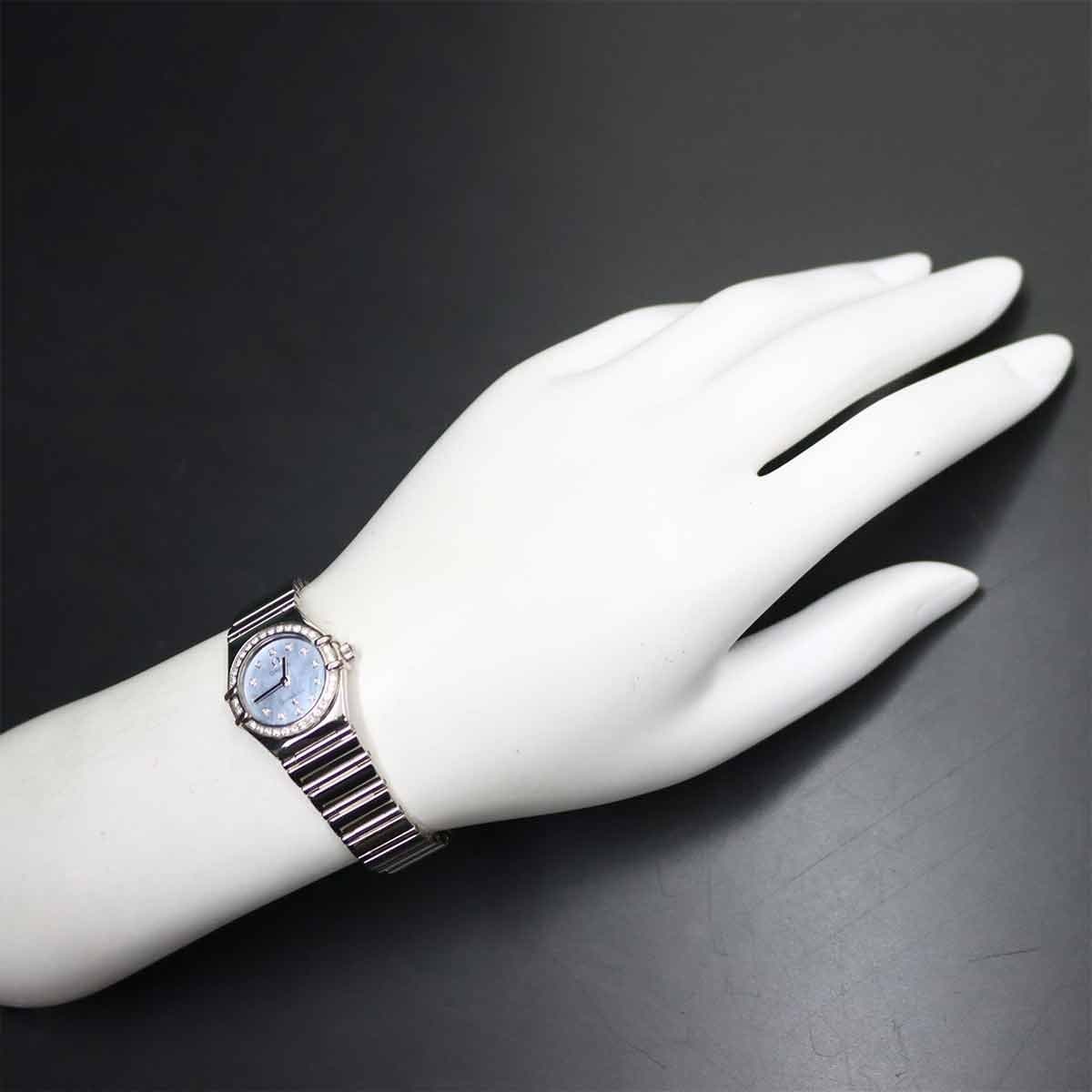 OMEGA Constellation My Choice 1165 77 750 WG Quartz Bezel Diamond 903195762