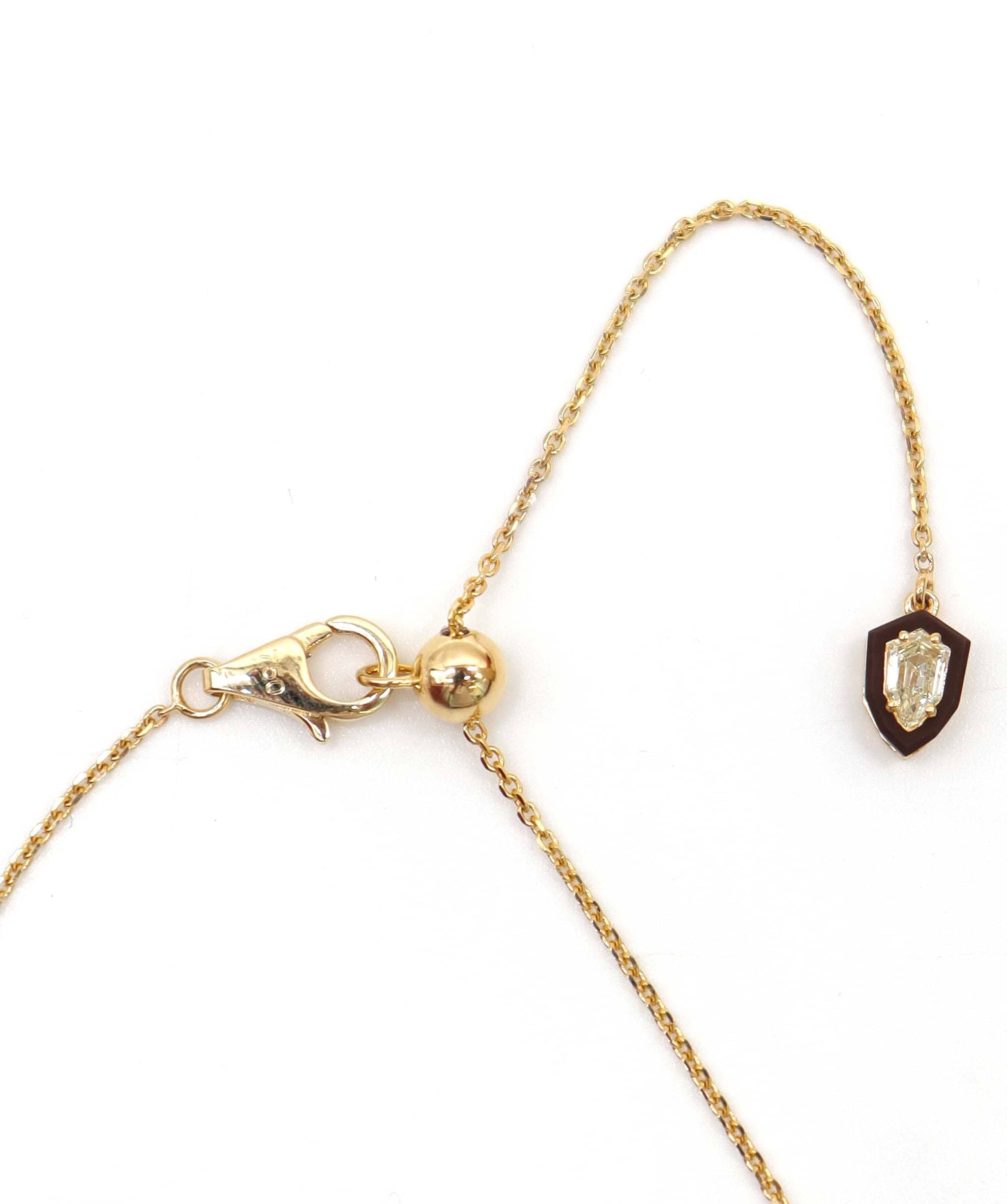 Luxury Promise KAMYEN 11.22ct DIAMOND 20.17ct GOLD NECKLACE NK-C97H