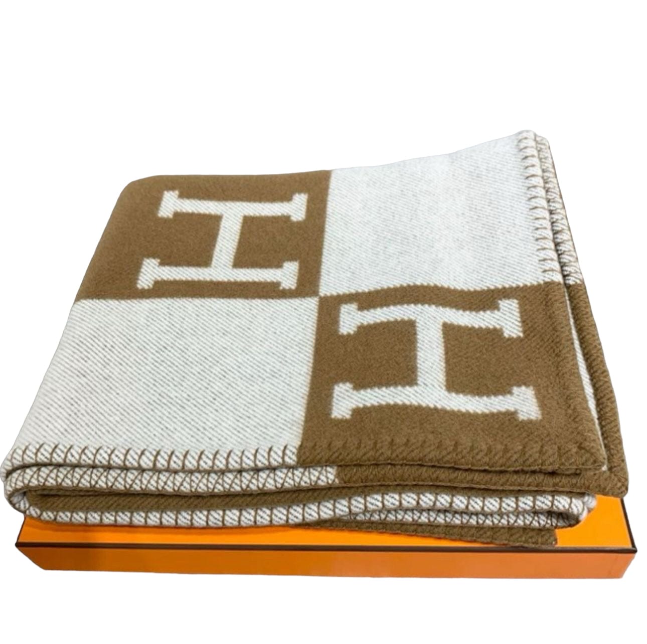 Luxury Promise Hermes Avalon Brown Wool Blanket