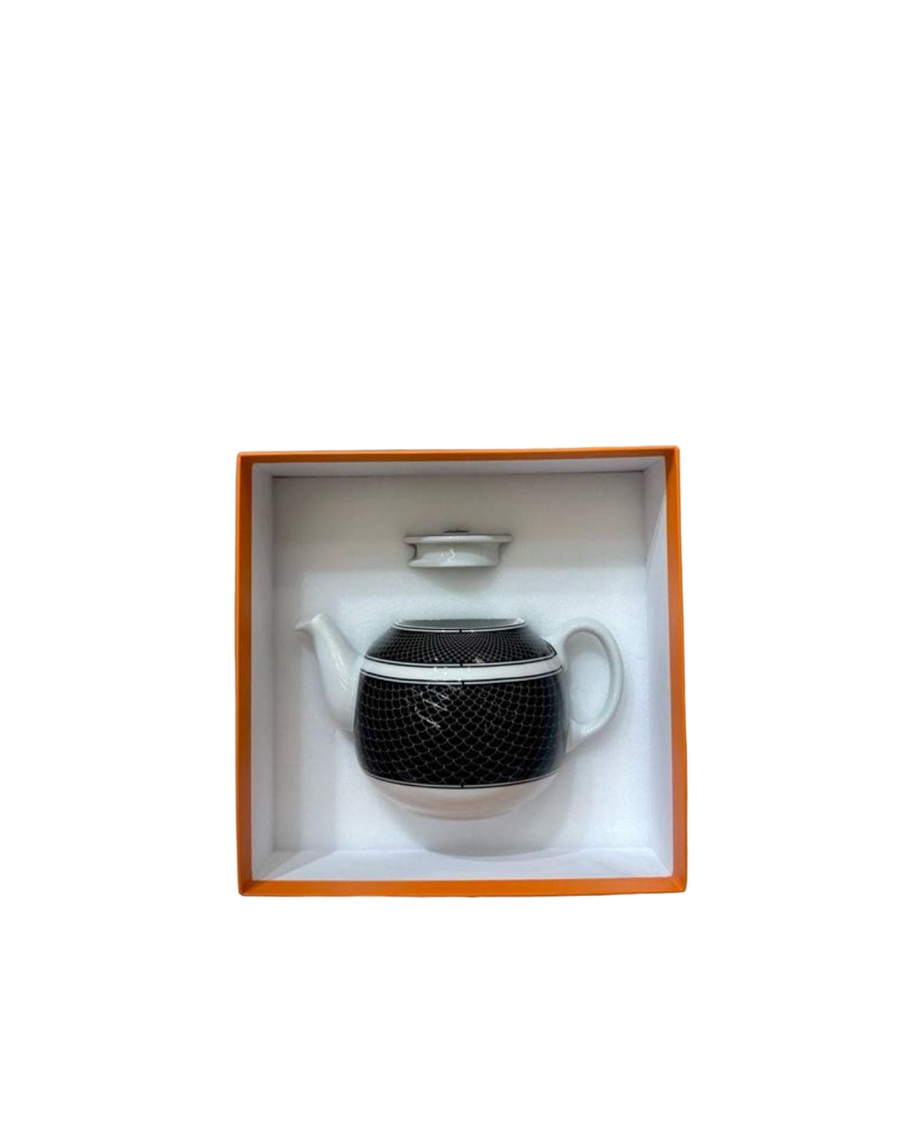 Luxury Promise Hermes H black tea pot