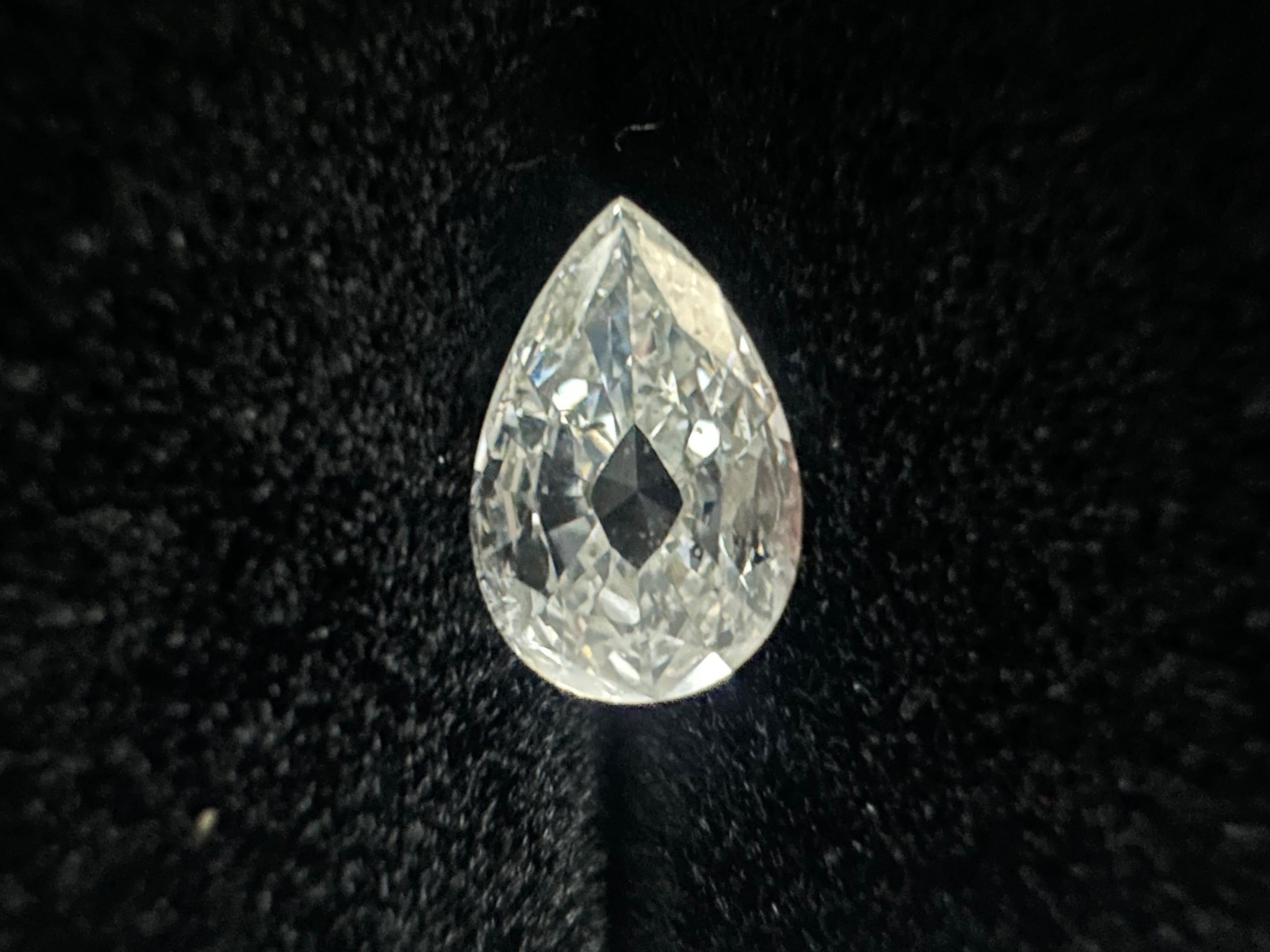 Luxury Promise 0.52CT OLD-CUT PEAR SHAPE  D/E COLOUR SI DIAMOND ANC1839