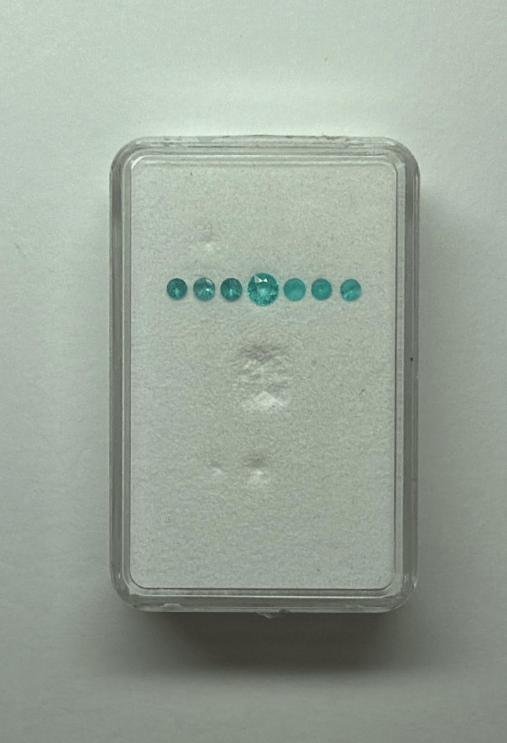 Luxury Promise 0.53ct BRAZIL PARAIBA ROUND  DXBCS5647