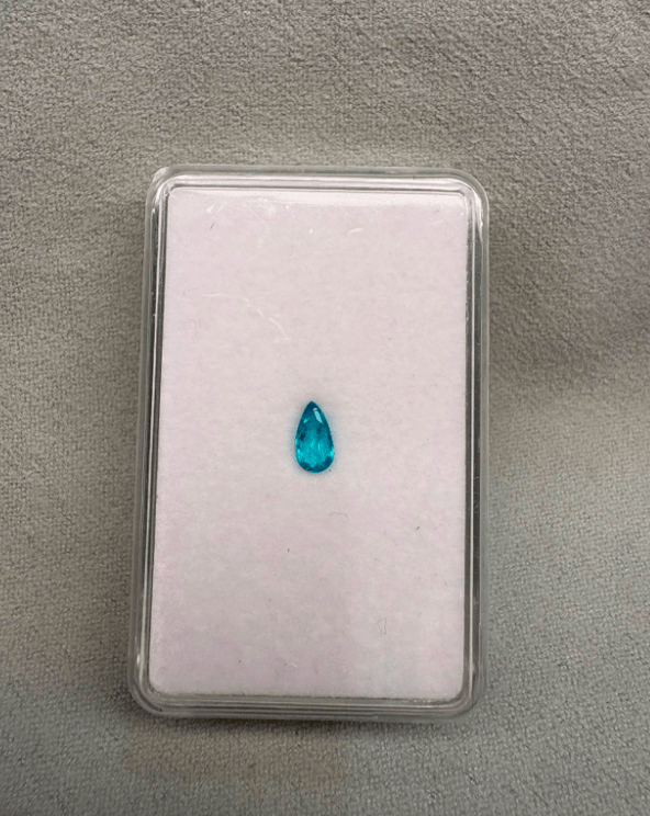 Luxury Promise 0.54ct Exclusive Neon Blue Paraiba Ethiopia E-15