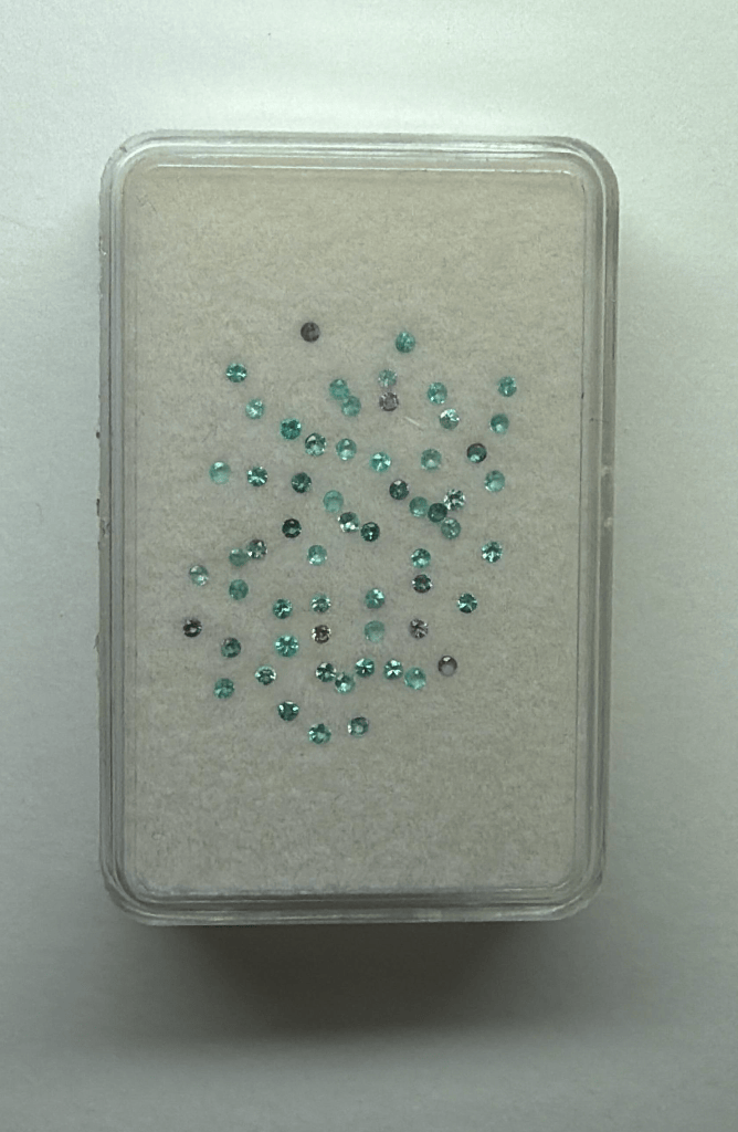 Luxury Promise 0.78ct BRAZIL PARAIBA ROUND  DXBCS5641