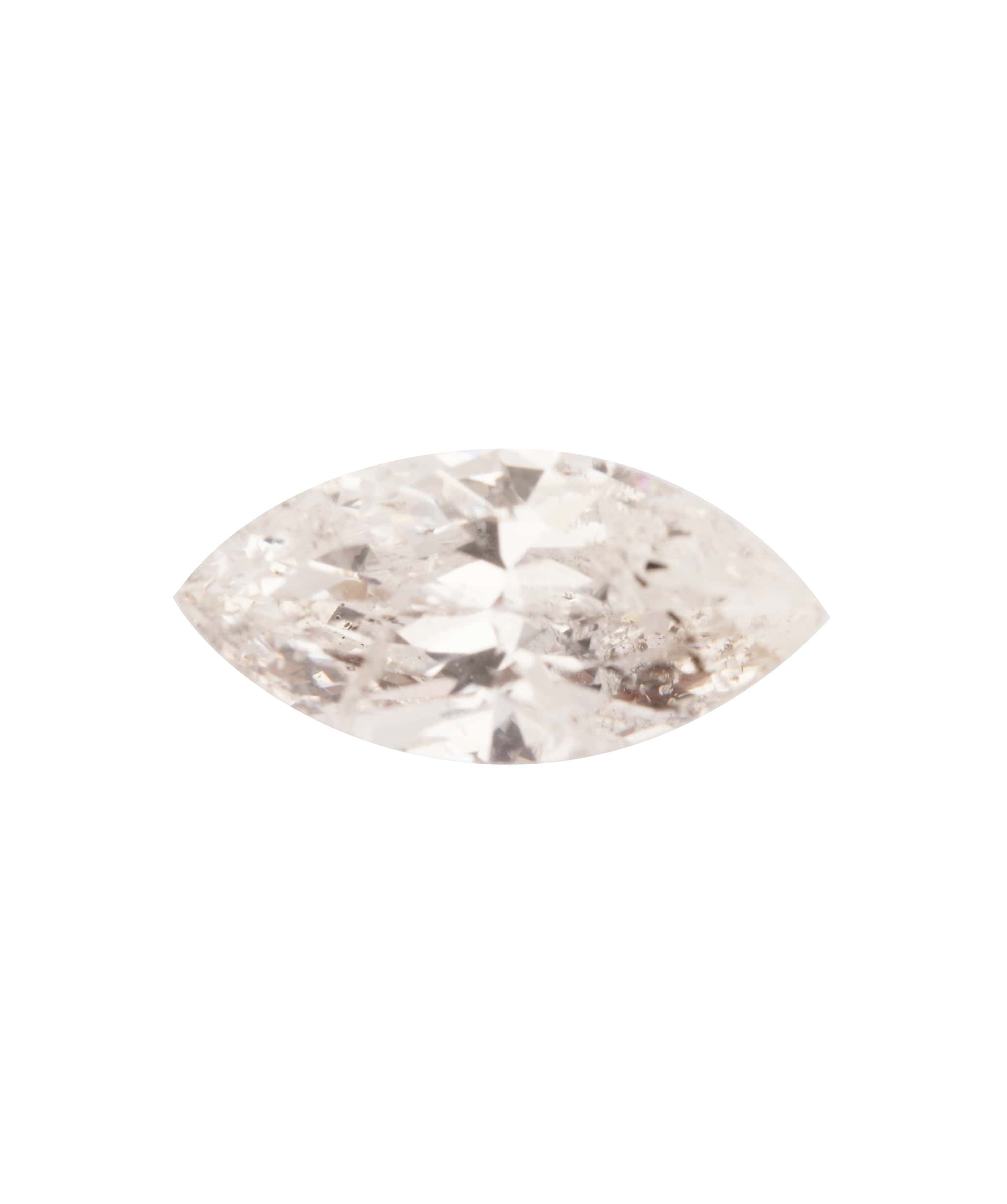 Luxury Promise 0.8,ct SI White OLD CUT MARQUISE Shape DXBN0864