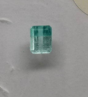 Luxury Promise 0.92CT EMERALD CUT NIGERIAN PARAIBA DXBCS6207