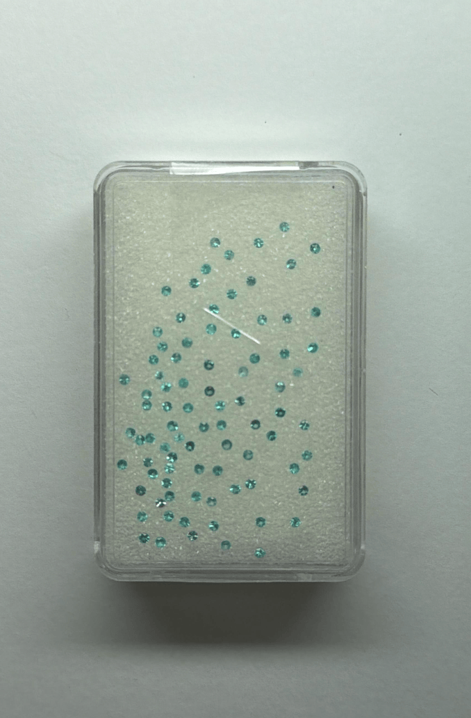 Luxury Promise 0.97ct BRAZIL PARAIBA ROUND  DXBCS5639