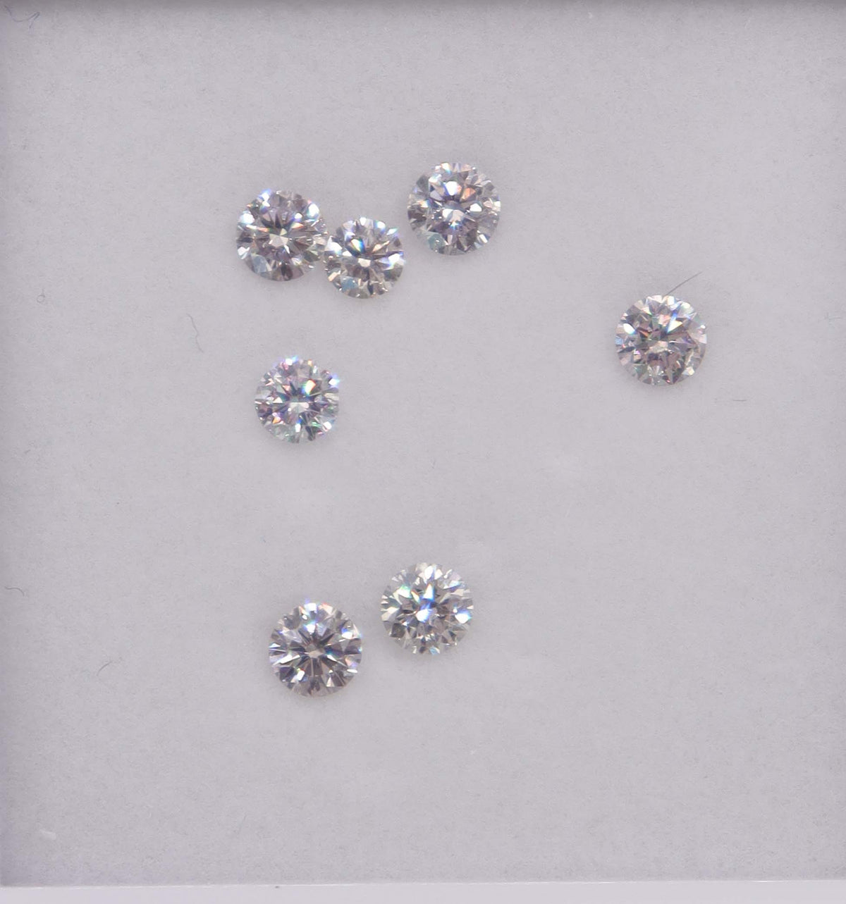 Luxury Promise 1.03ct PINK Diamond Melee ROUND 7pcs DXBN0719