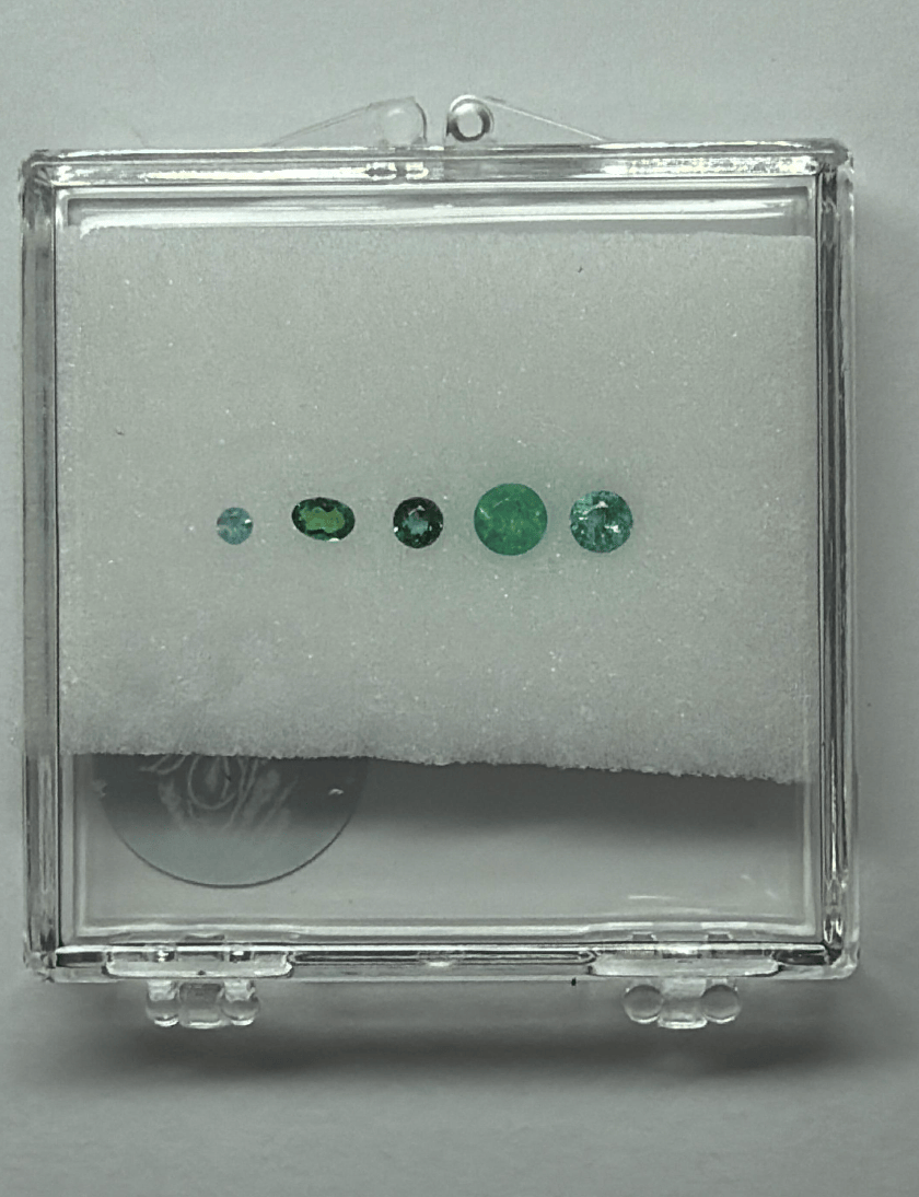 Luxury Promise 1.04ct BRAZIL PARAIBA ROUND  DXBCS5648