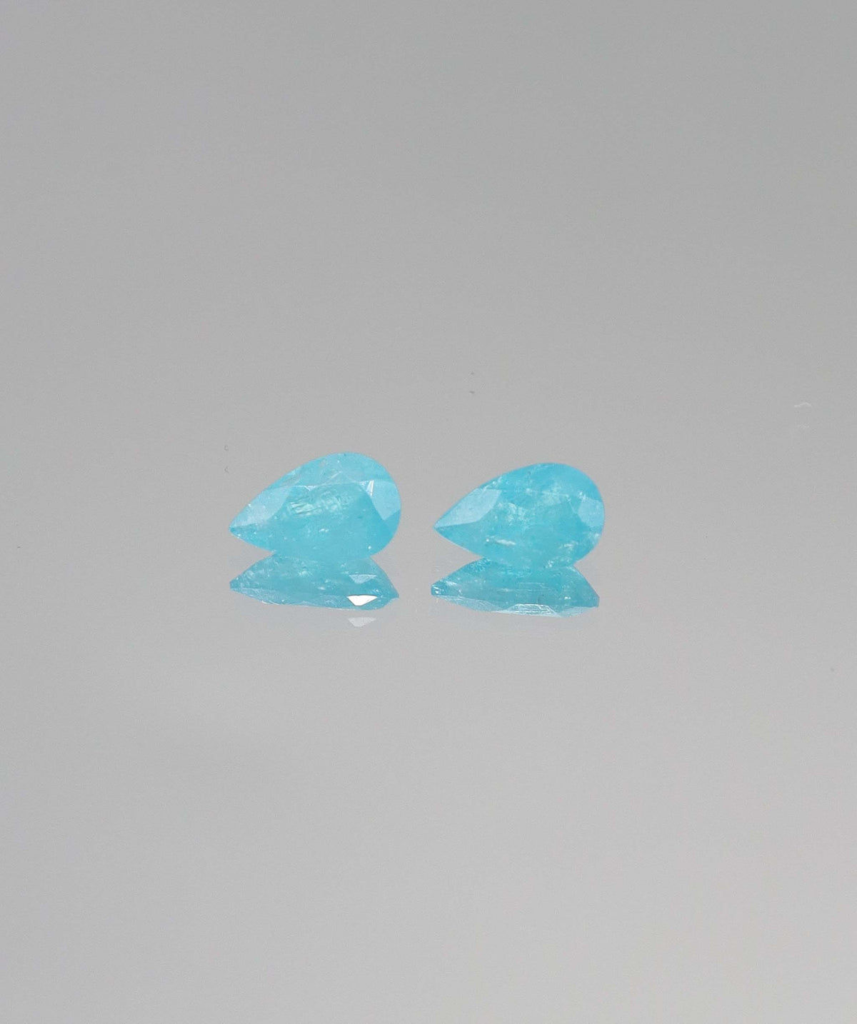 Luxury Promise 1.12ct Brazilian Paraiba Pear Pair DXBS6752