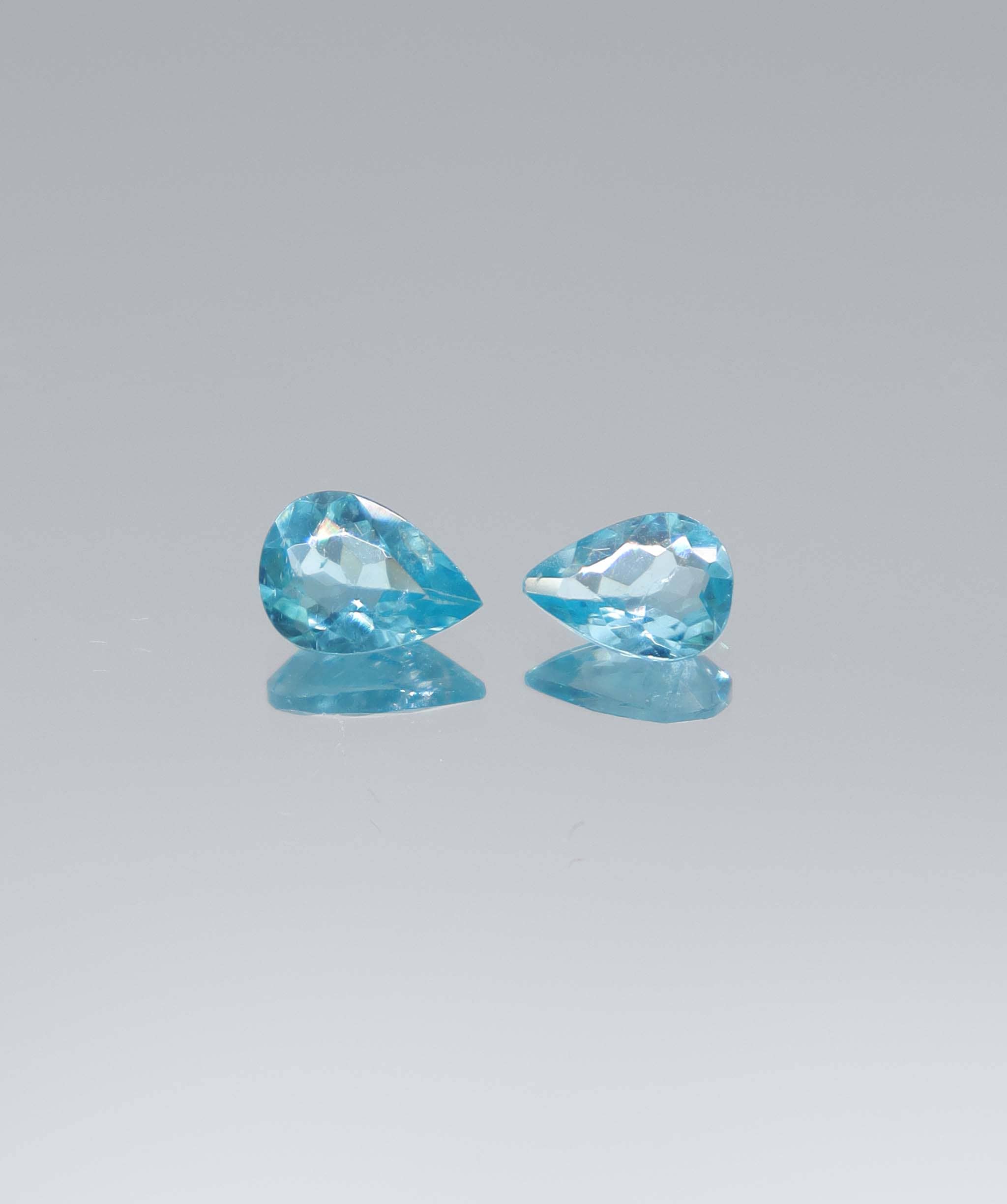Luxury Promise 1.20ct Apatite Pear PAIR DXBCS5975